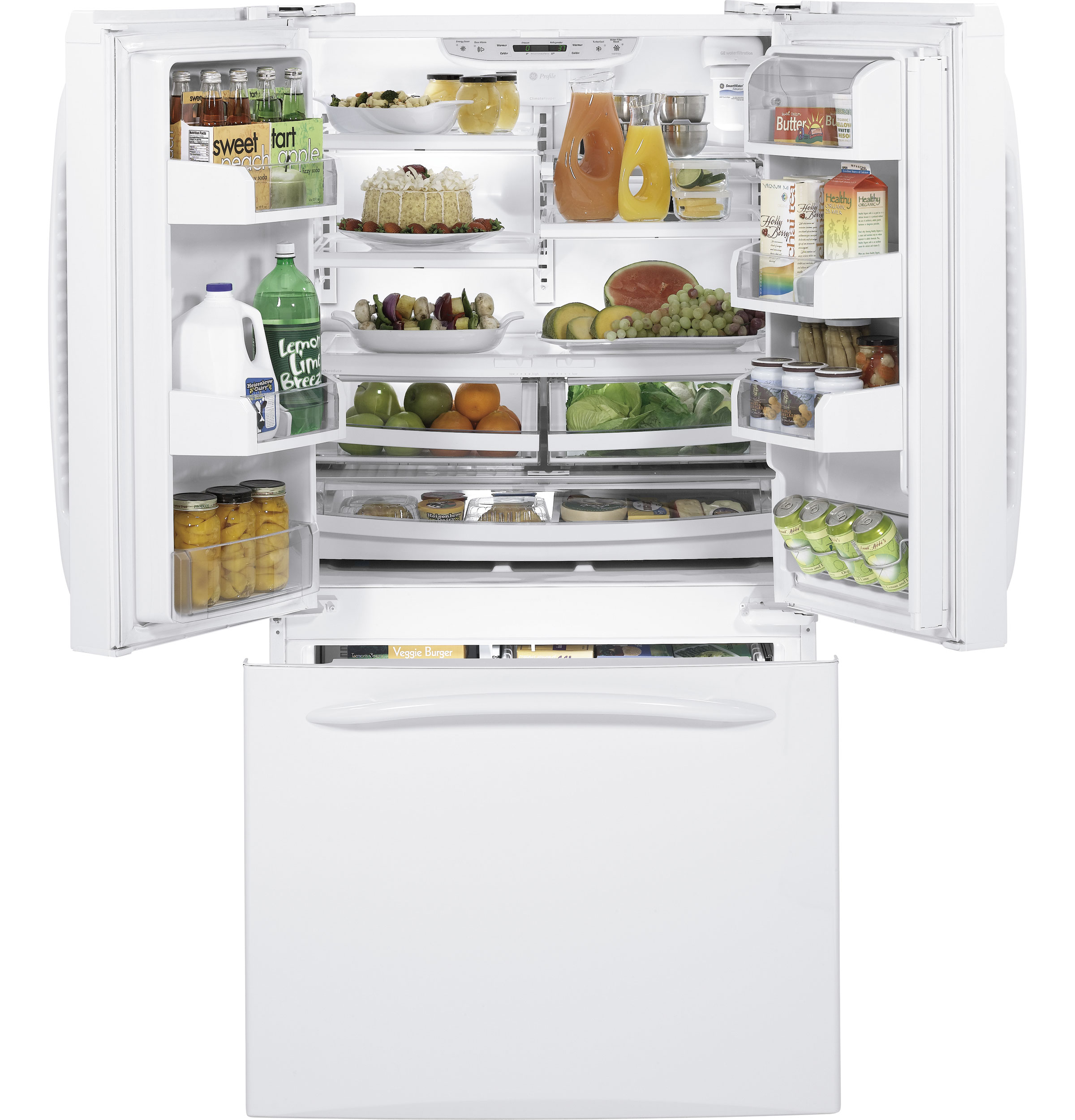 20.8 Cu. Ft. French-Door Refrigerator with Icemaker PFCF1NFYWW