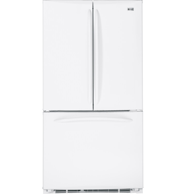 GE Profile 20.7 Cu. Ft. Counter-Depth French-Door Refrigerator with Icemaker White PFCF1NFZWW Picture 1