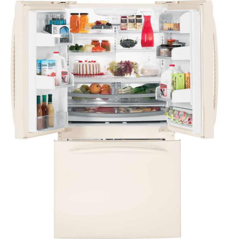 GE Profile 20.8 Cu. Ft. French-Door Refrigerator Bisque PFCF1NJXCC Picture 1