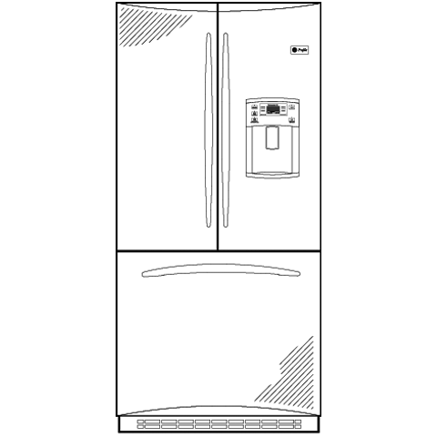 20.9 Cu. Ft. French-Door Refrigerator PFCS1PJYSS