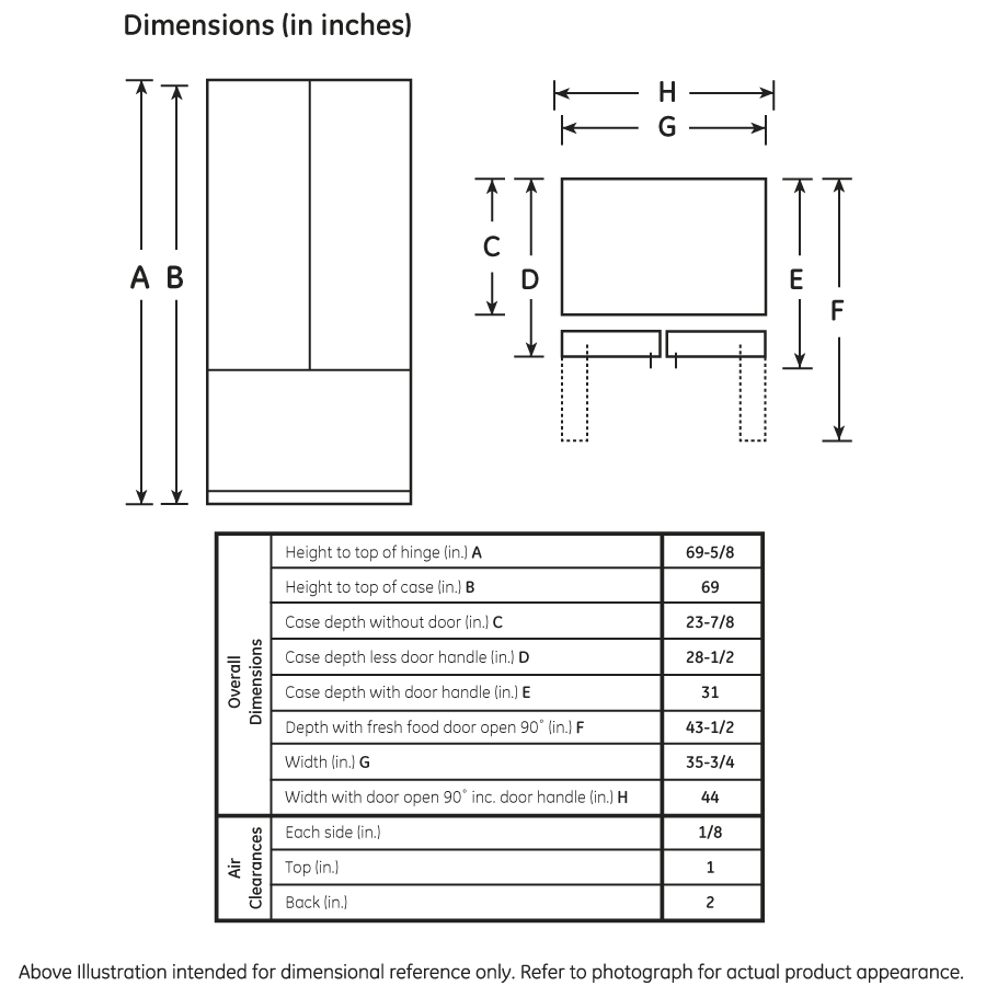 20.7 Cu. Ft. French-Door Refrigerator PFCS1PJZSS