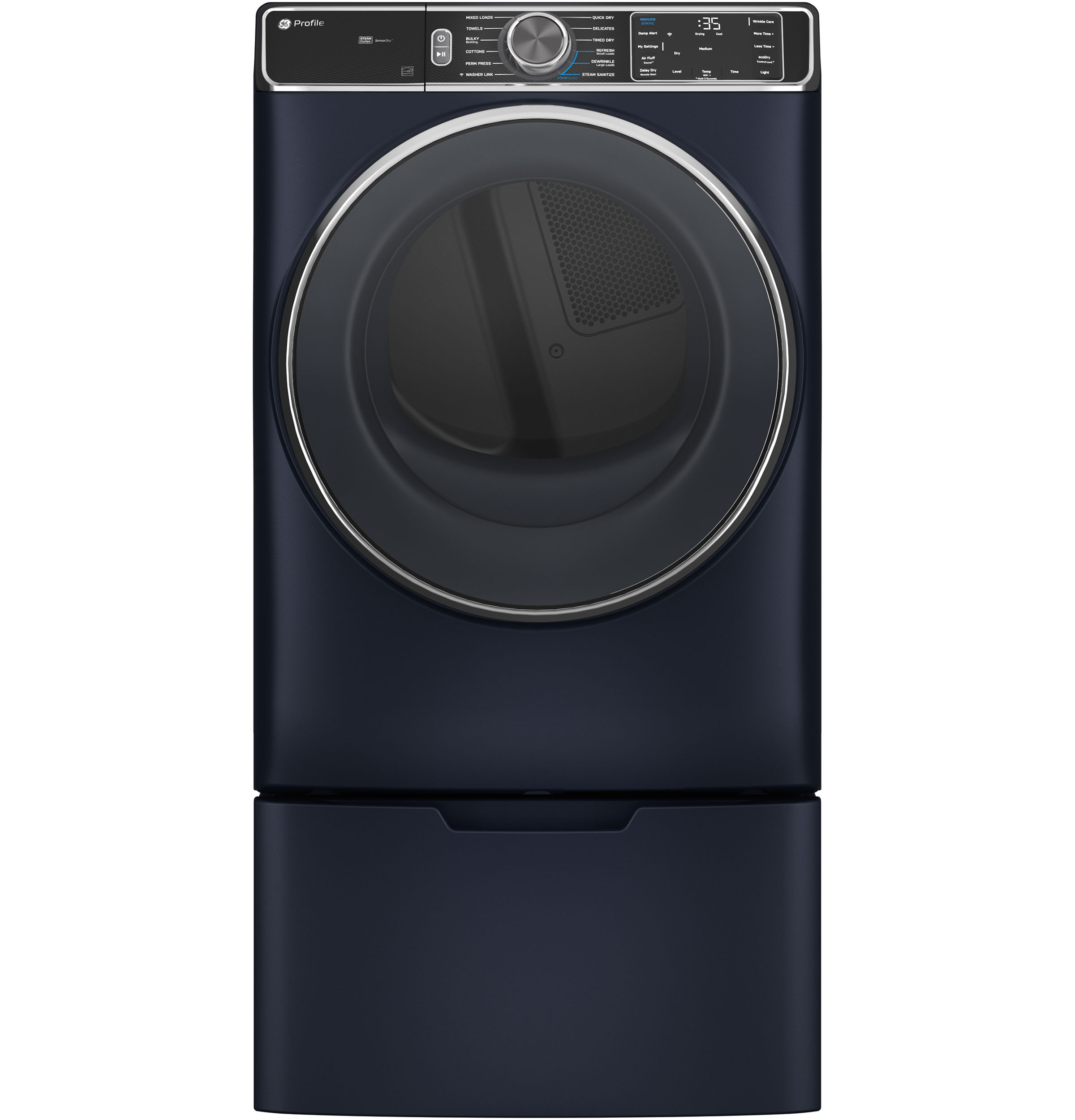 Ge Profile™ 7.8 Cu. Ft. Capacity Smart Front Load Electric Dryer With Steam And Sanitize Cycle PFD87ESPVRS