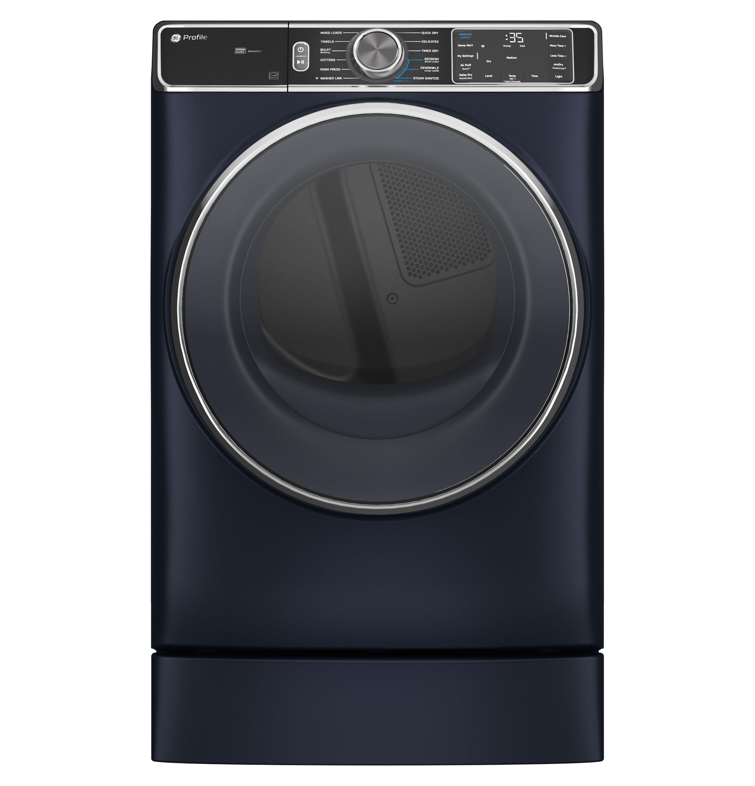Ge Profile™ 7.8 Cu. Ft. Capacity Smart Front Load Electric Dryer With Steam And Sanitize Cycle PFD87ESPVRS