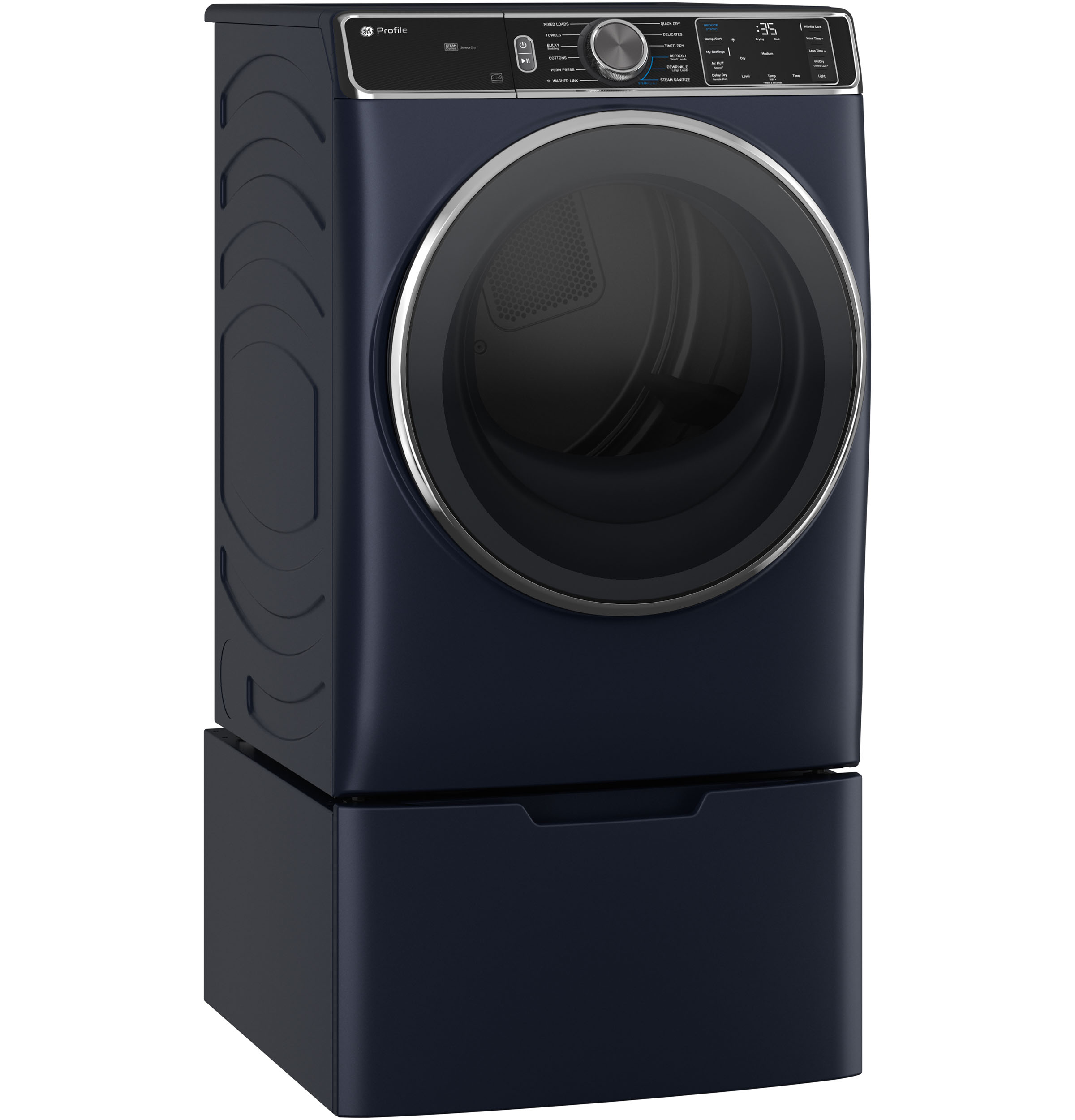 Ge Profile™ 7.8 Cu. Ft. Capacity Smart Front Load Electric Dryer With Steam And Sanitize Cycle PFD87ESPVRS
