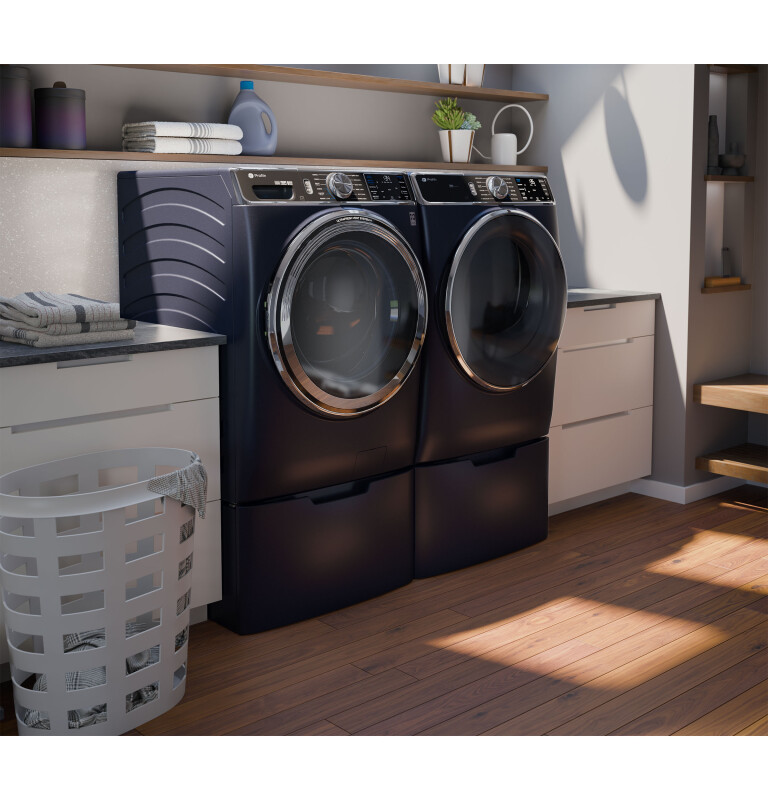 Ge Profile™ 7.8 Cu. Ft. Capacity Smart Front Load Gas Dryer With Steam And Sanitize Cycle PFD87GSPVRS