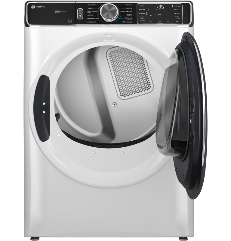 Ge Profile™ 7.8 Cu. Ft. Capacity Smart Front Load Gas Dryer With Steam And Sanitize Cycle PFD87GSSVWW