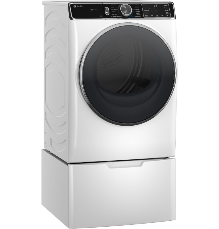 Ge Profile™ 7.8 Cu. Ft. Capacity Smart Front Load Gas Dryer With Steam And Sanitize Cycle PFD87GSSVWW