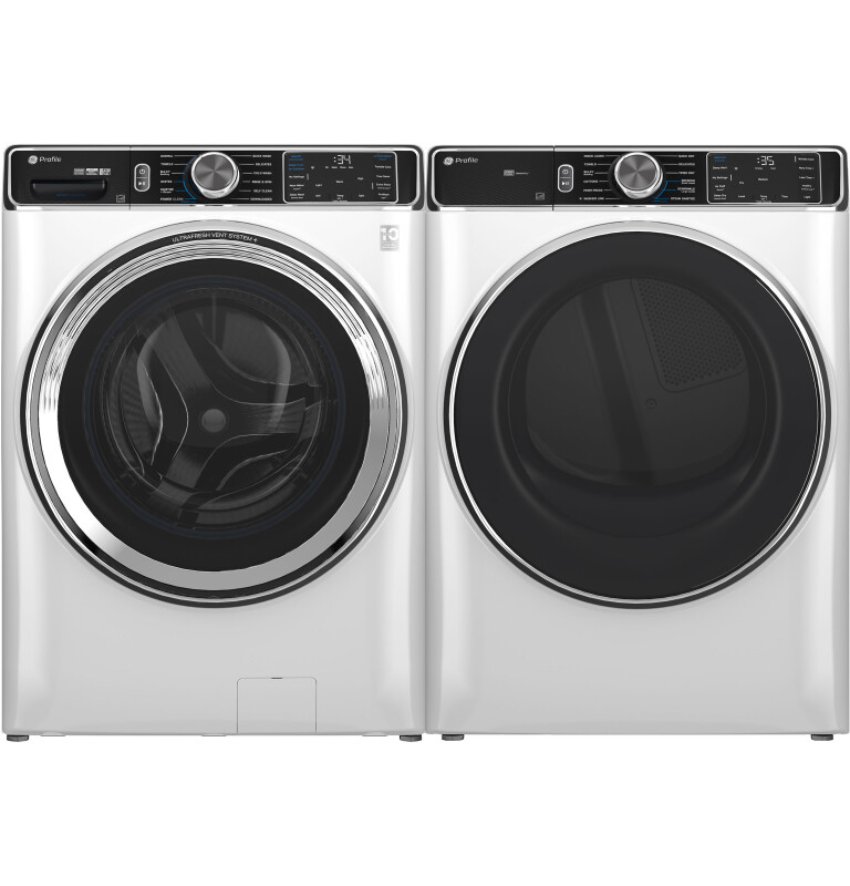 Ge Profile™ 7.8 Cu. Ft. Capacity Smart Front Load Gas Dryer With Steam And Sanitize Cycle PFD87GSSVWW