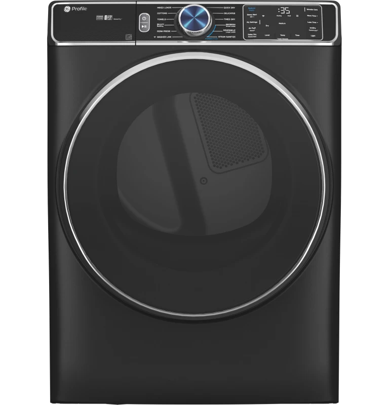 GE Profile 7.8 cu. ft. Capacity Smart Front Load Electric Dryer with Steam and Sanitize Cycle Carbon Graphite PFD95ESPTDS Picture 1