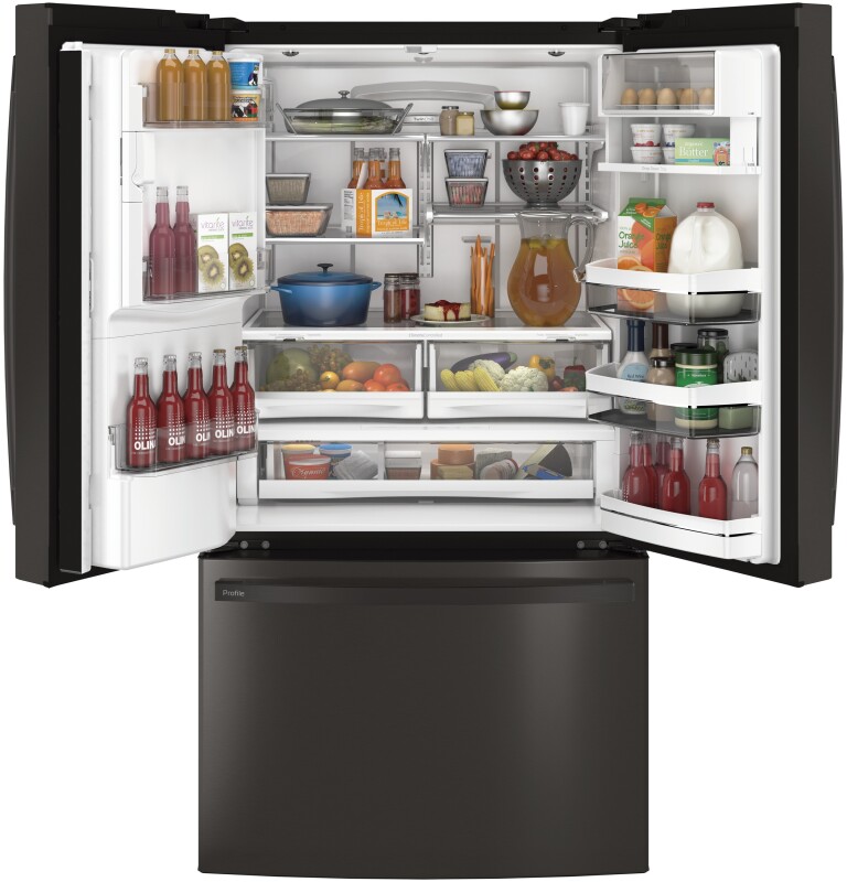 27.7 Cu. Ft. French-Door Refrigerator with Hands-Free AutoFill PFE28KBLTS