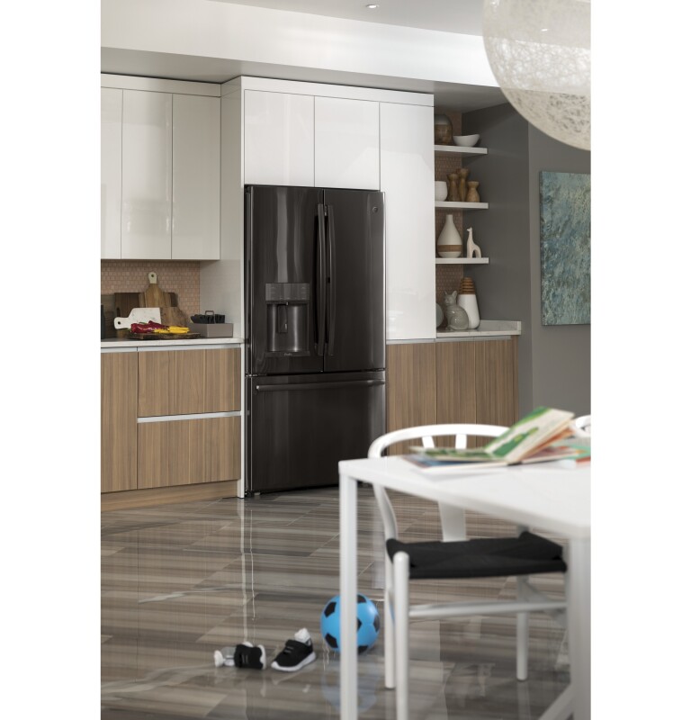 27.7 Cu. Ft. French-Door Refrigerator with Hands-Free AutoFill PFE28KBLTS