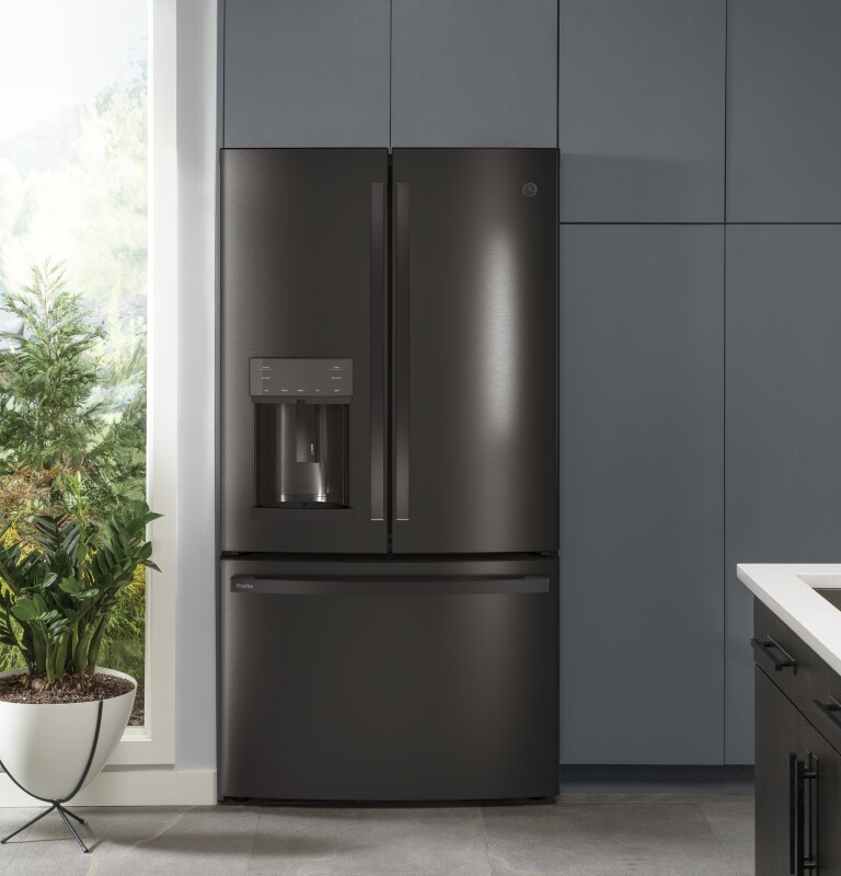 27.7 Cu. Ft. French-Door Refrigerator with Hands-Free AutoFill PFE28KBLTS