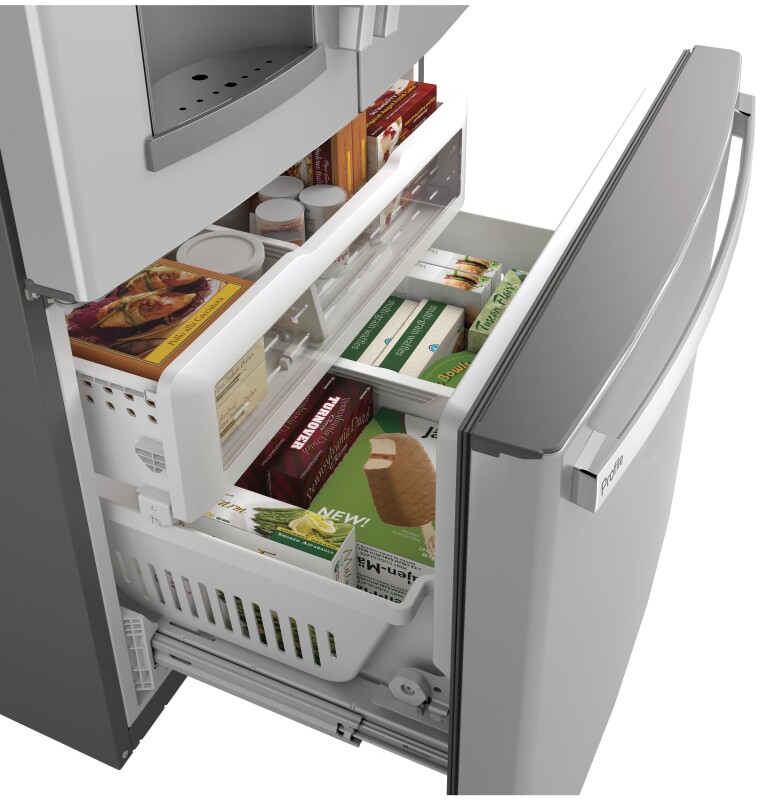 27.7 Cu. Ft. Fingerprint Resistant French-Door Refrigerator with Hands-Free AutoFill PFE28KYNFS