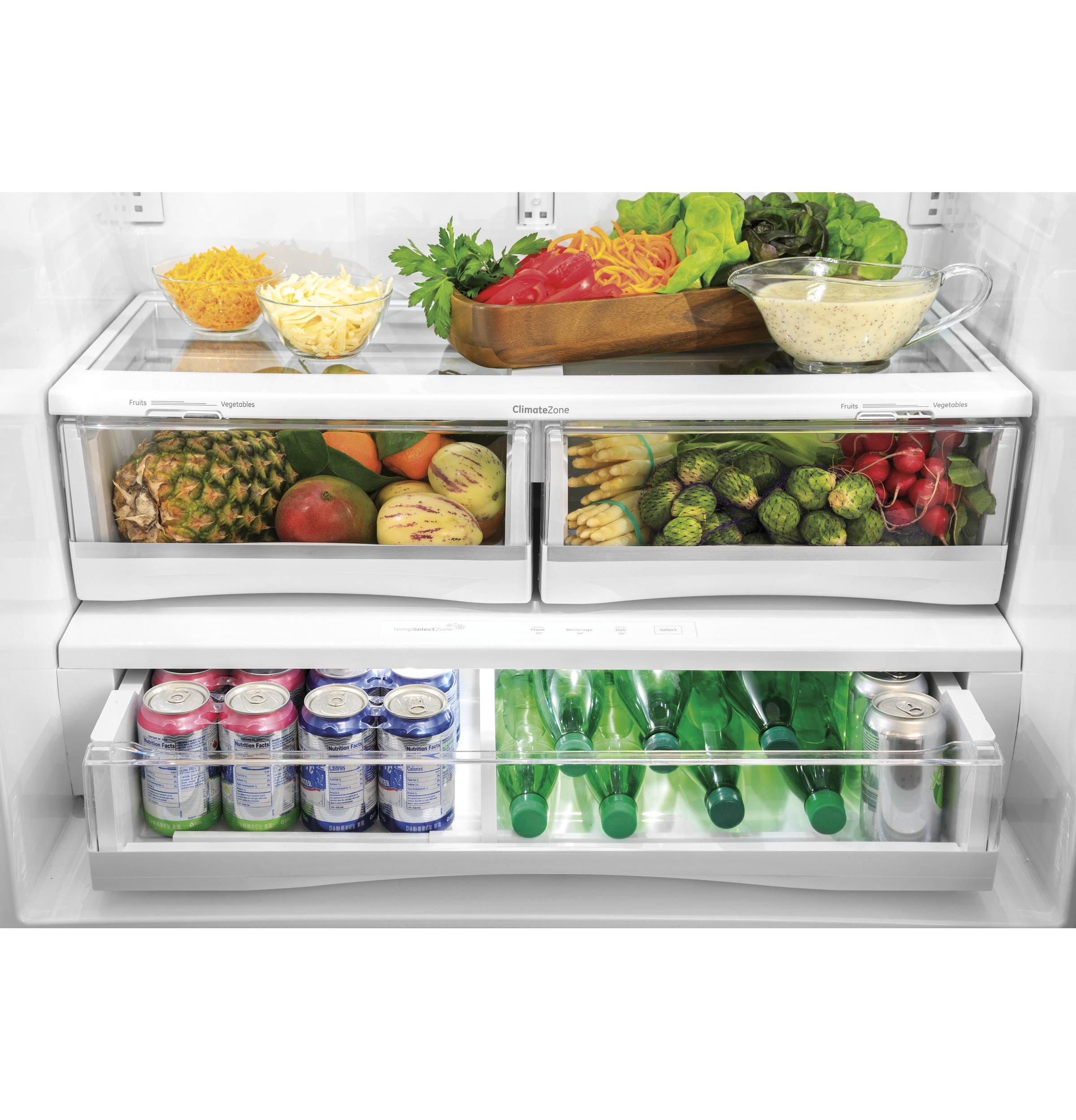 Series 27.7 Cu. Ft. Smart Fingerprint Resistant French-Door Refrigerator with Keurig K-Cup Brewing System PFE28PYNFS