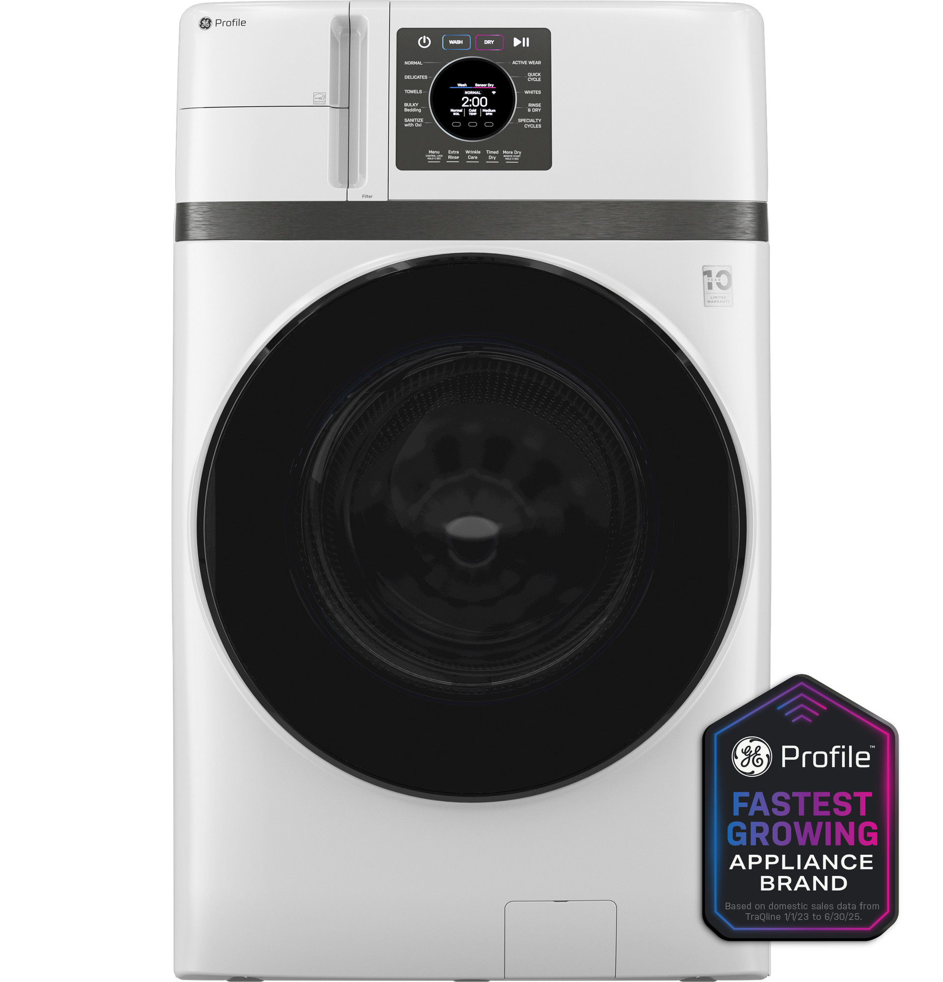 4.6 cu. ft. Capacity UltraFast Combo with Ventless Inverter Heat Pump Technology Washer/Dryer PFQ83HSHWWW