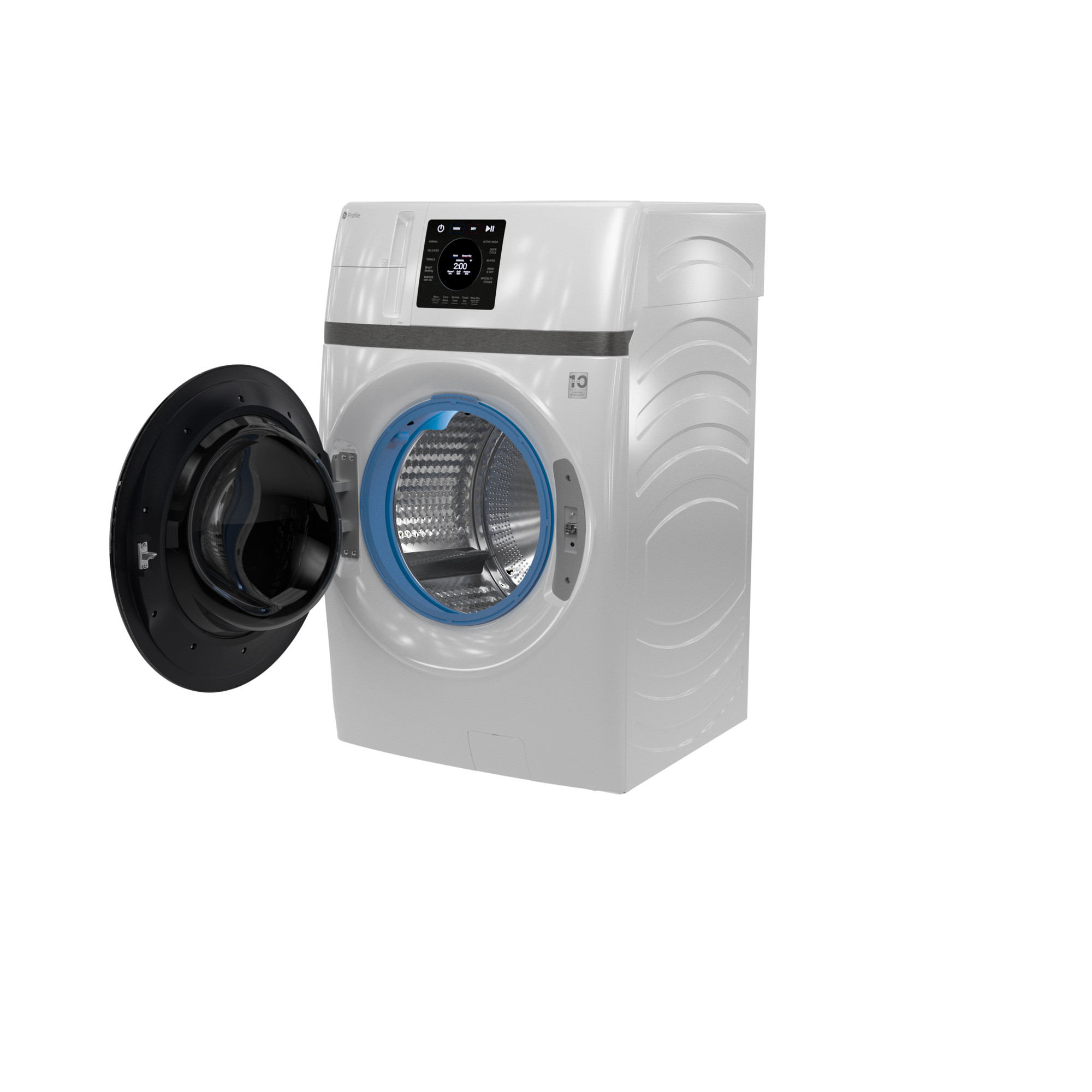 GE Profile™ ENERGY STAR® 4.6 cu. ft. Capacity UltraFast Combo with Ventless Inverter Heat Pump Technology Washer/Dryer PFQ83HSLWWW