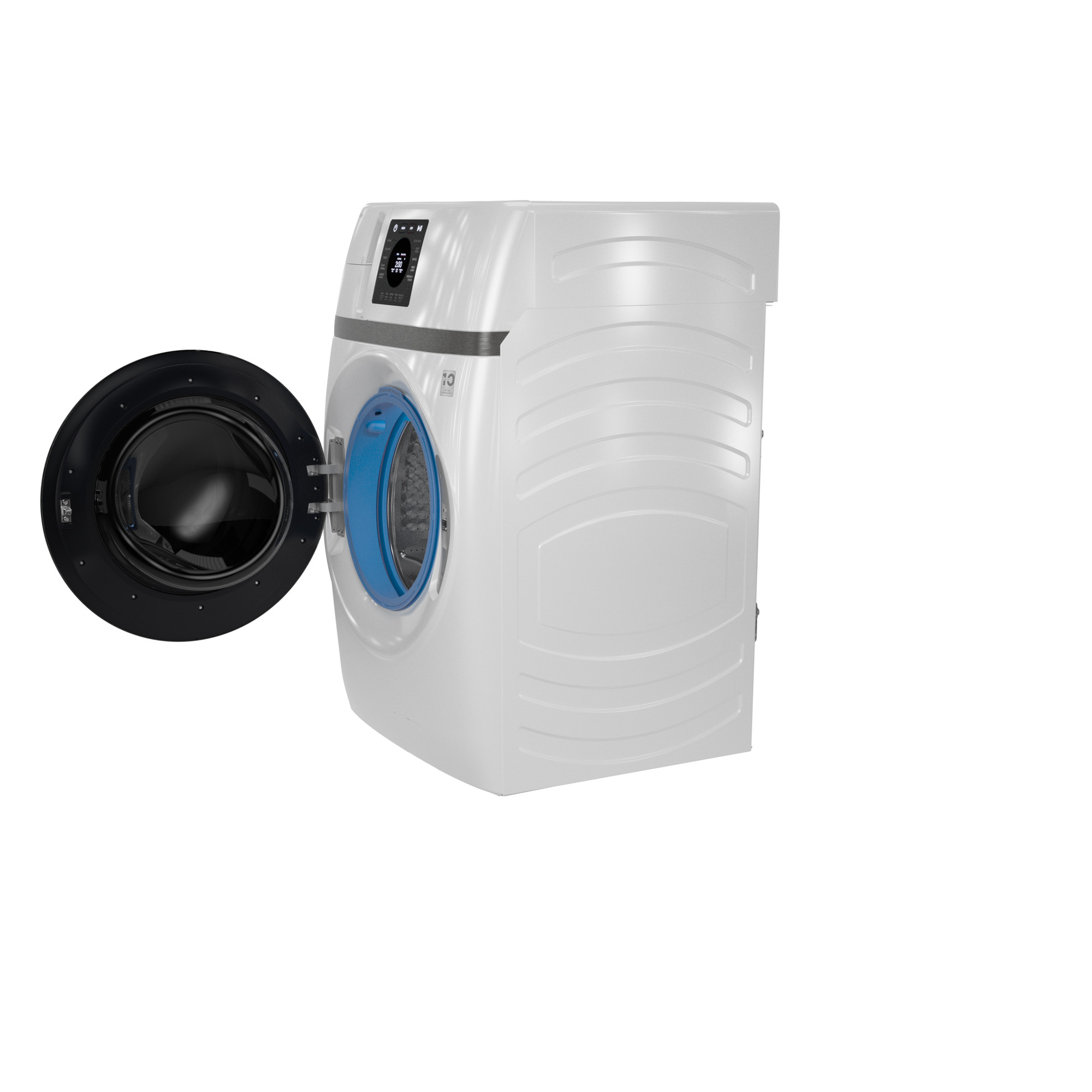 GE Profile™ ENERGY STAR® 4.6 cu. ft. Capacity UltraFast Combo with Ventless Inverter Heat Pump Technology Washer/Dryer PFQ83HSLWWW