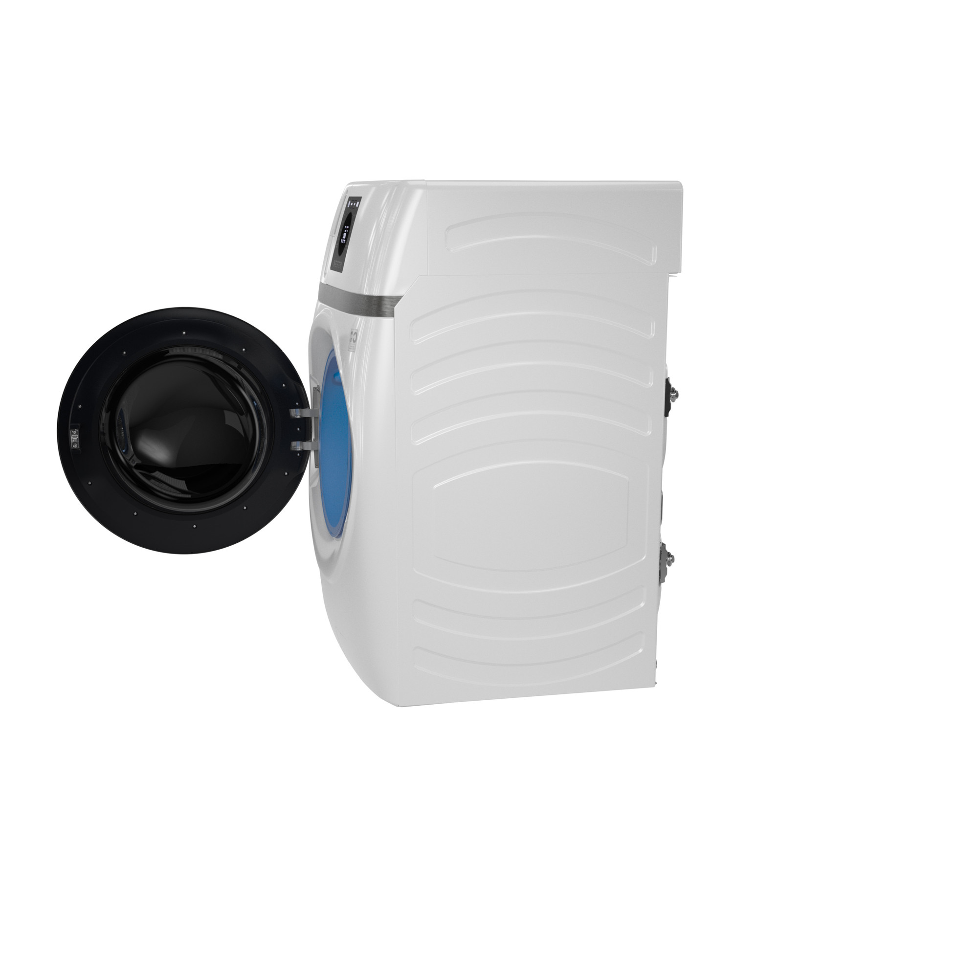 GE Profile™ ENERGY STAR® 4.6 cu. ft. Capacity UltraFast Combo with Ventless Inverter Heat Pump Technology Washer/Dryer PFQ83HSLWWW