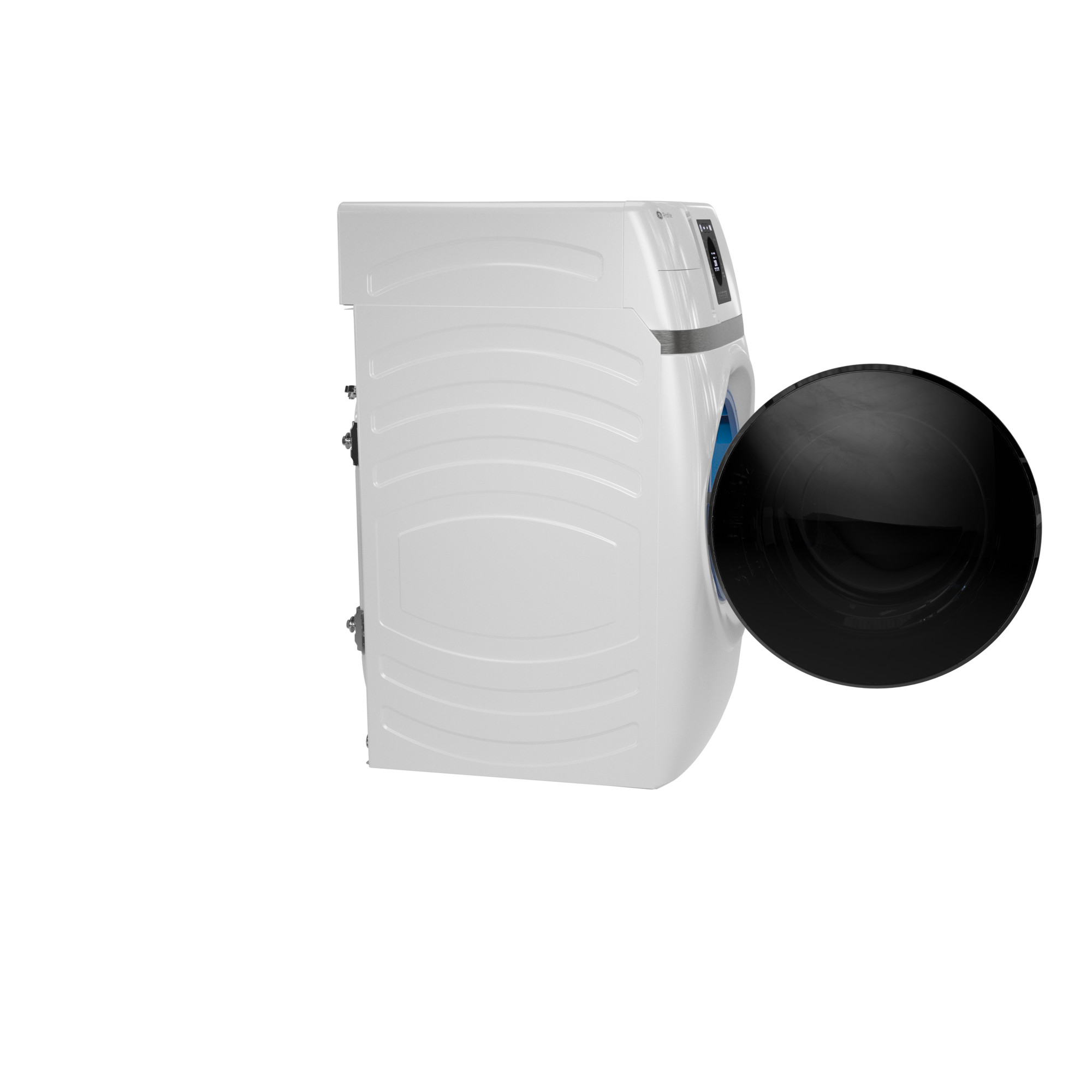 GE Profile™ ENERGY STAR® 4.6 cu. ft. Capacity UltraFast Combo with Ventless Inverter Heat Pump Technology Washer/Dryer PFQ83HSLWWW