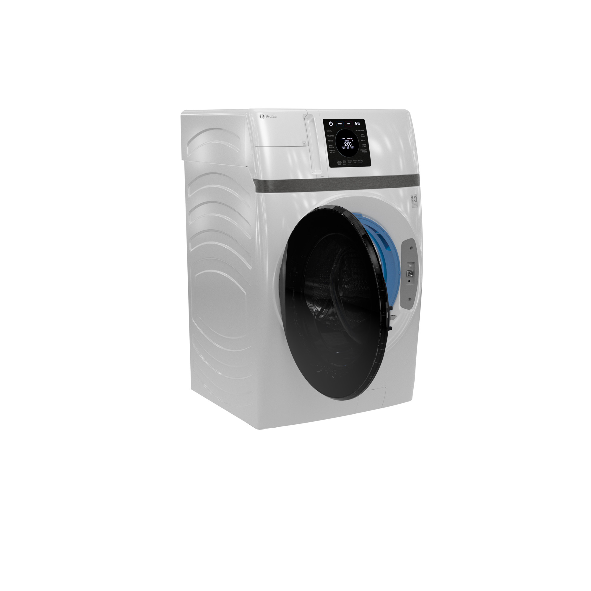 GE Profile™ ENERGY STAR® 4.6 cu. ft. Capacity UltraFast Combo with Ventless Inverter Heat Pump Technology Washer/Dryer PFQ83HSLWWW
