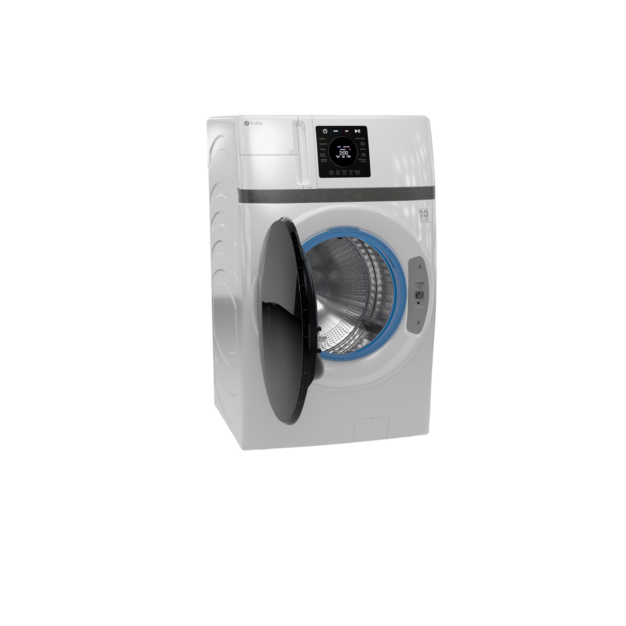GE Profile™ ENERGY STAR® 4.6 cu. ft. Capacity UltraFast Combo with Ventless Inverter Heat Pump Technology Washer/Dryer PFQ83HSLWWW