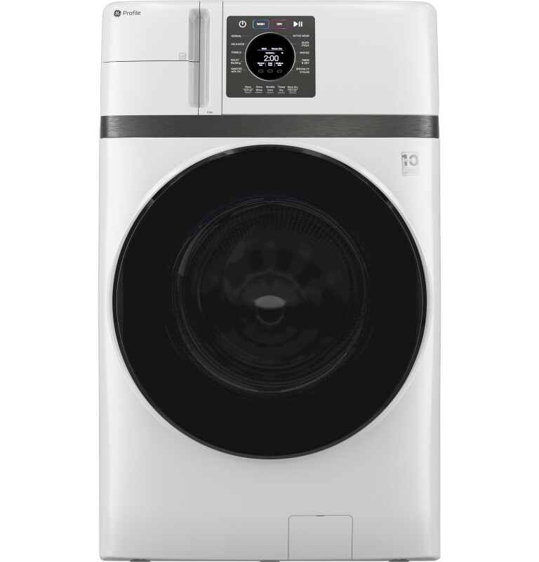 GE Profile ENERGY STAR 4.6 cu. ft. Capacity UltraFast Combo with Ventless Inverter Heat Pump Technology Washer/Dryer White PFQ83HSSWWW Picture 1