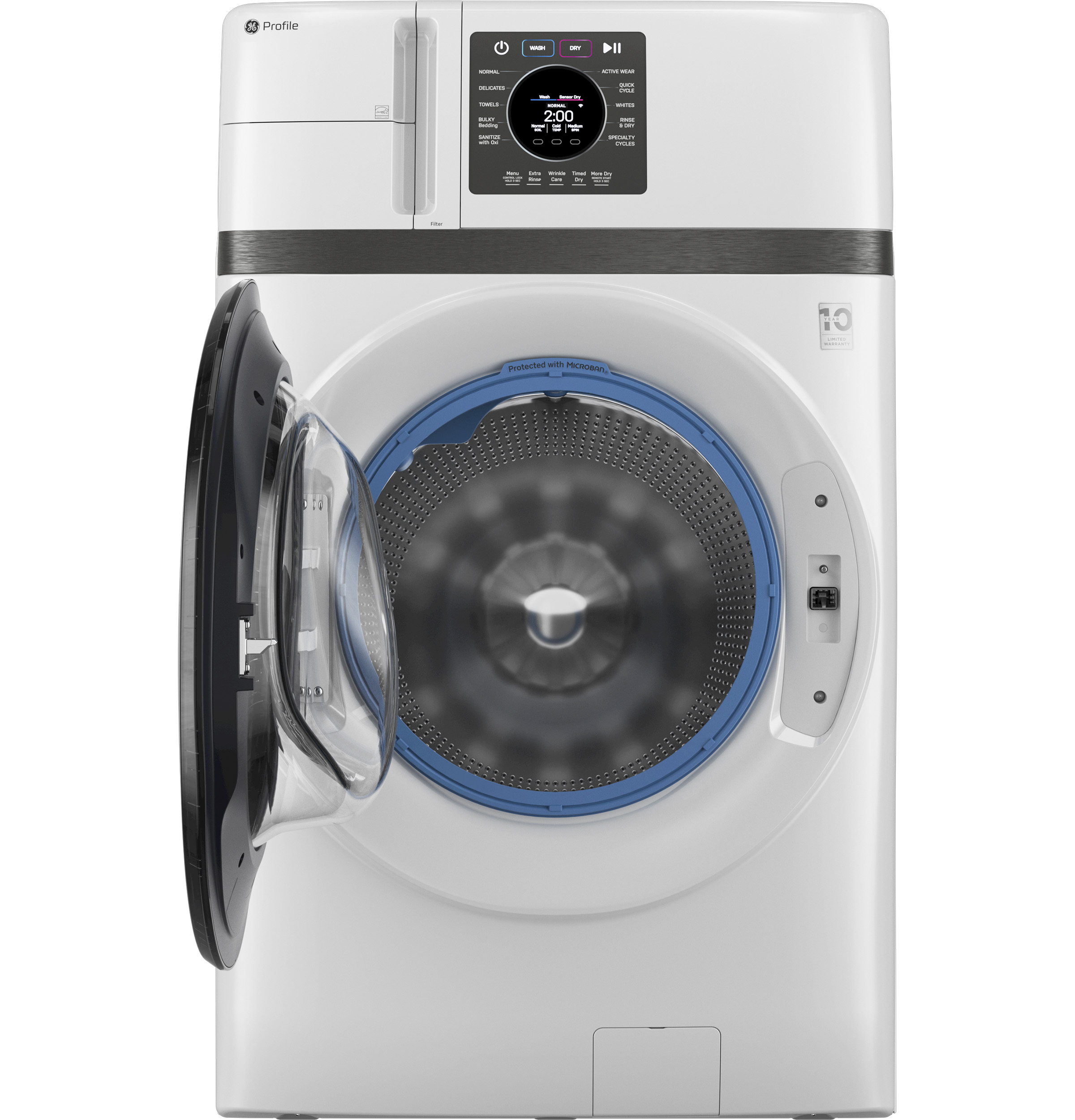 4.6 cu. ft. Capacity UltraFast Combo with Ventless Inverter Heat Pump Technology Washer/Dryer PFQ83HSSWWW