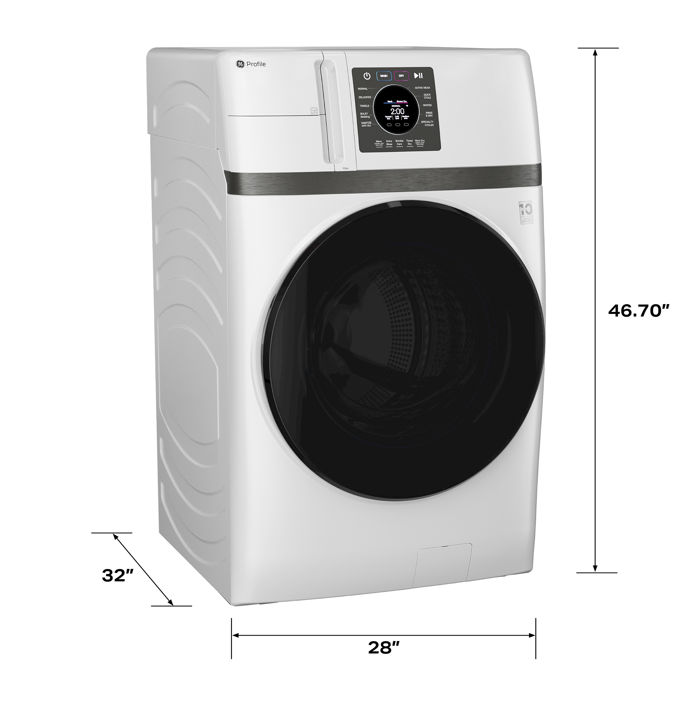 Buy GE Profile All-in-One Washer/Dryer | PFQ83HSSWWW