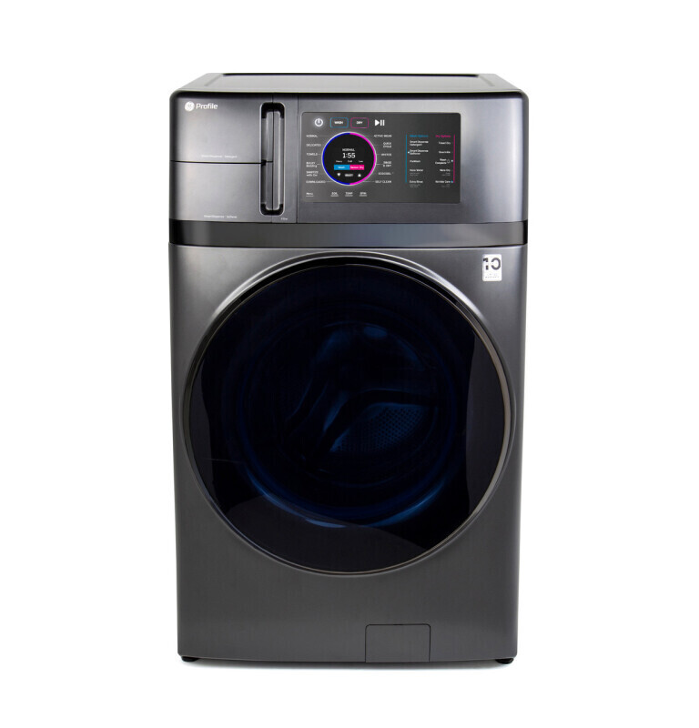 GE Profile 4.8 cu. ft. Capacity UltraFast Combo with Ventless Heat Pump Technology Washer/Dryer Carbon Graphite PFQ97HSPVDS Picture 1