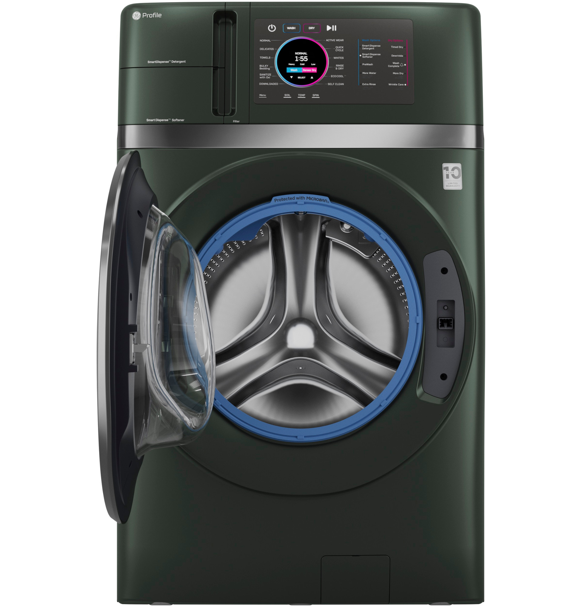 4.8 cu. ft. Capacity UltraFast Combo with Ventless Inverter Heat Pump Technology Washer/Dryer PFQ97HSPVGN
