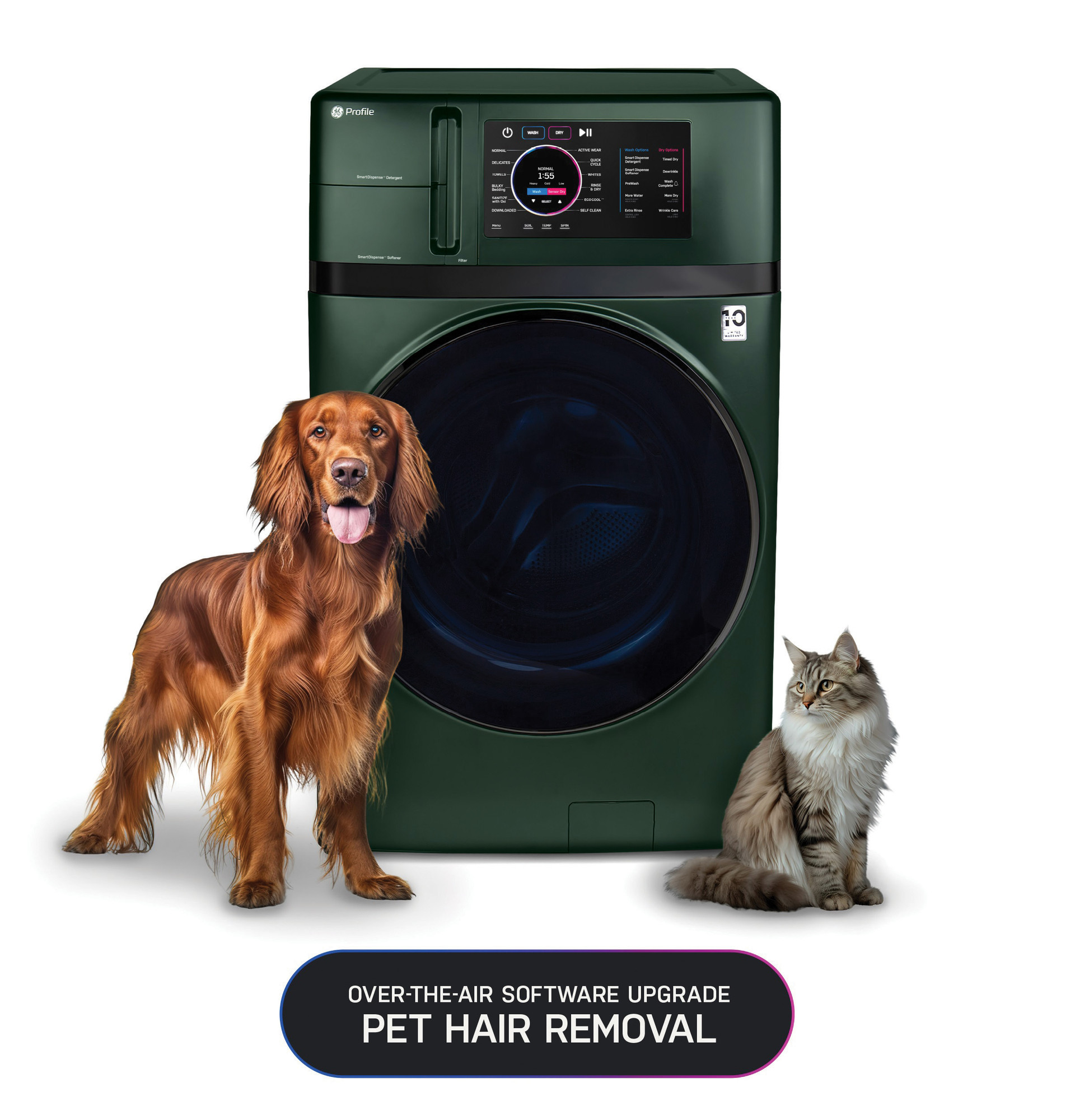 4.8 cu. ft. Capacity UltraFast Combo with Ventless Inverter Heat Pump Technology Washer/Dryer PFQ97HSPVGN