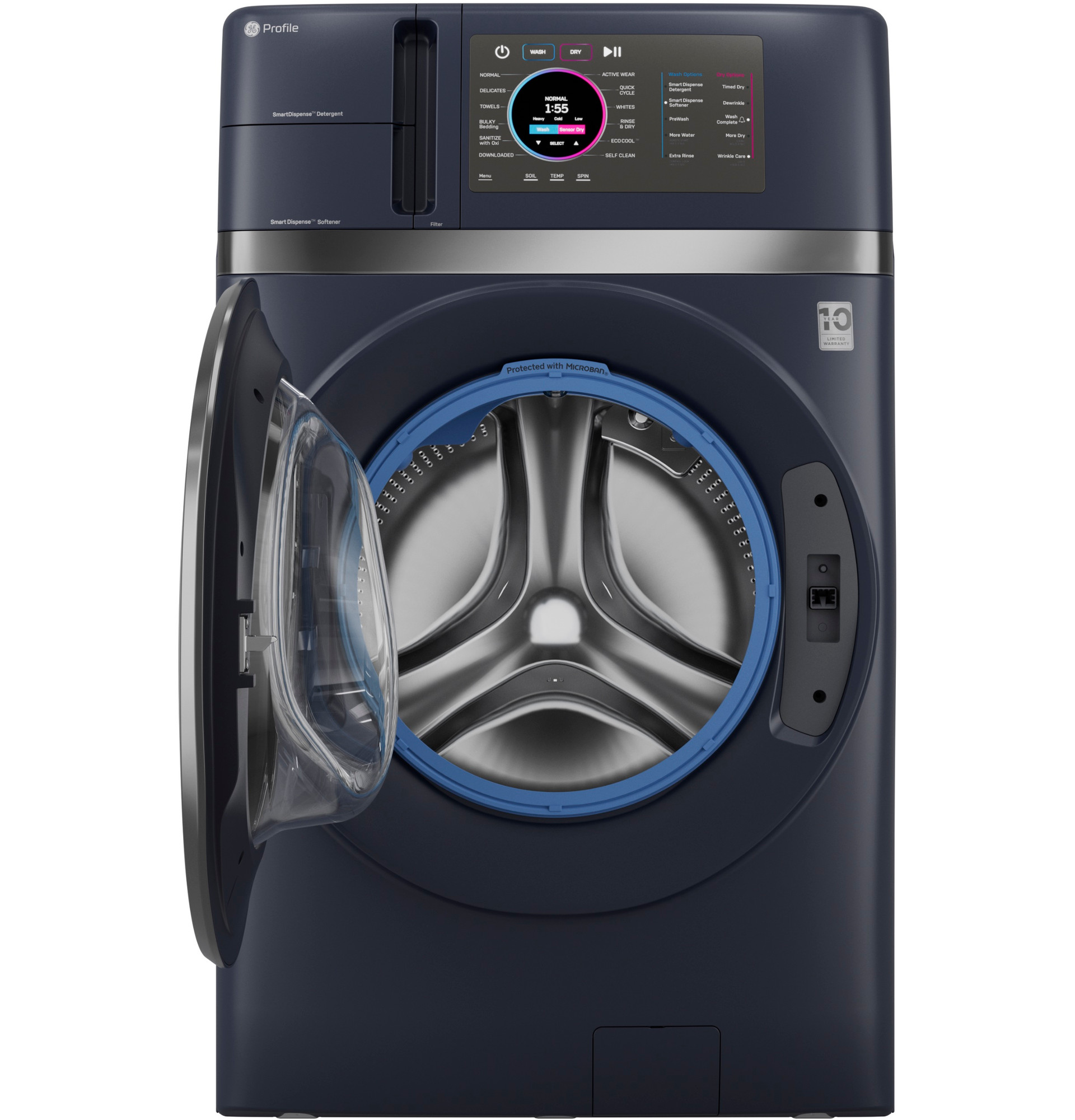 4.8 cu. ft. Capacity UltraFast Combo with Ventless Inverter Heat Pump Technology Washer/Dryer PFQ97HSPVRS