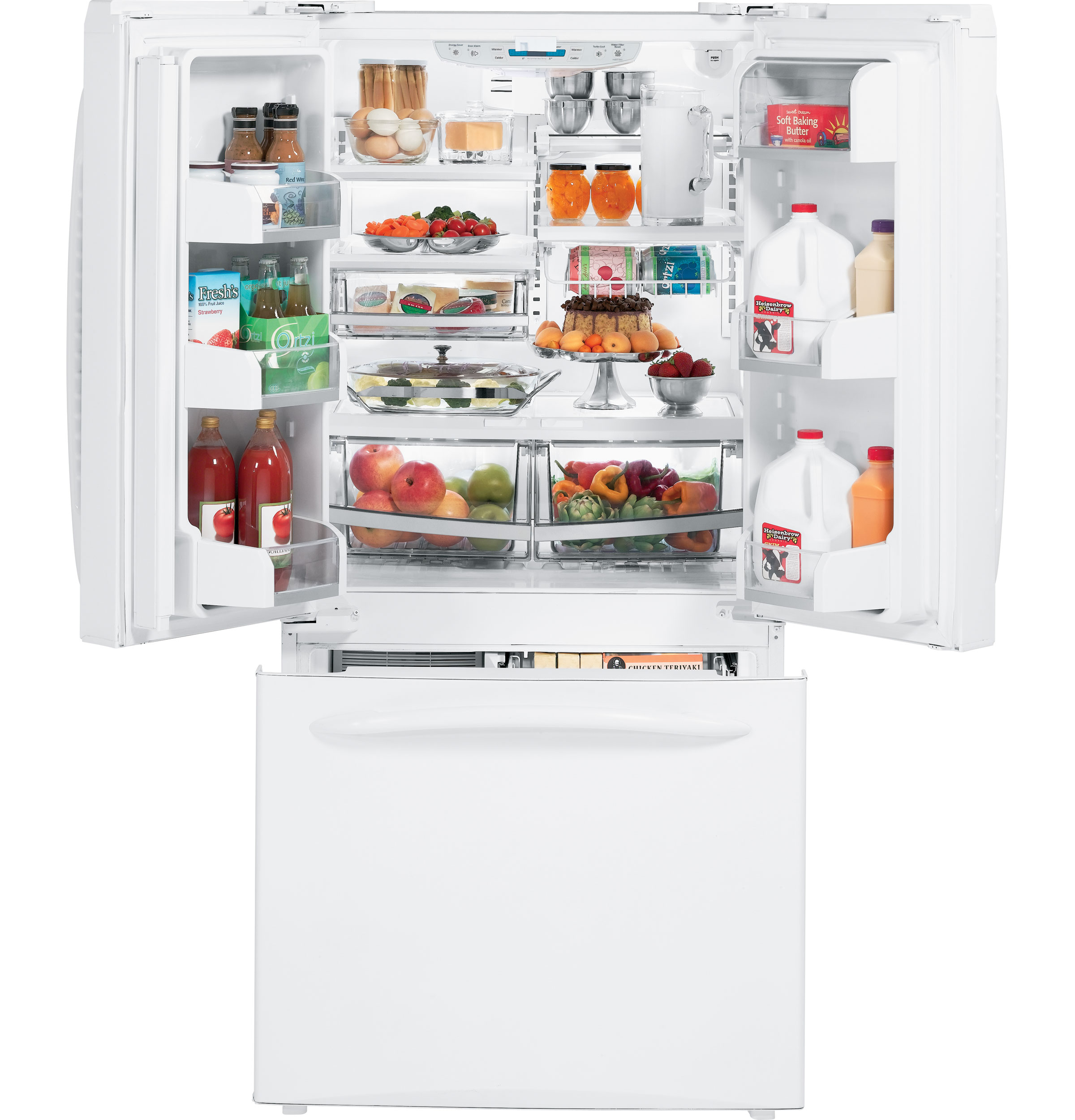 22.2 Cu. Ft. Bottom-Freezer Refrigerator with Internal Dispenser PFSF2MIXWW