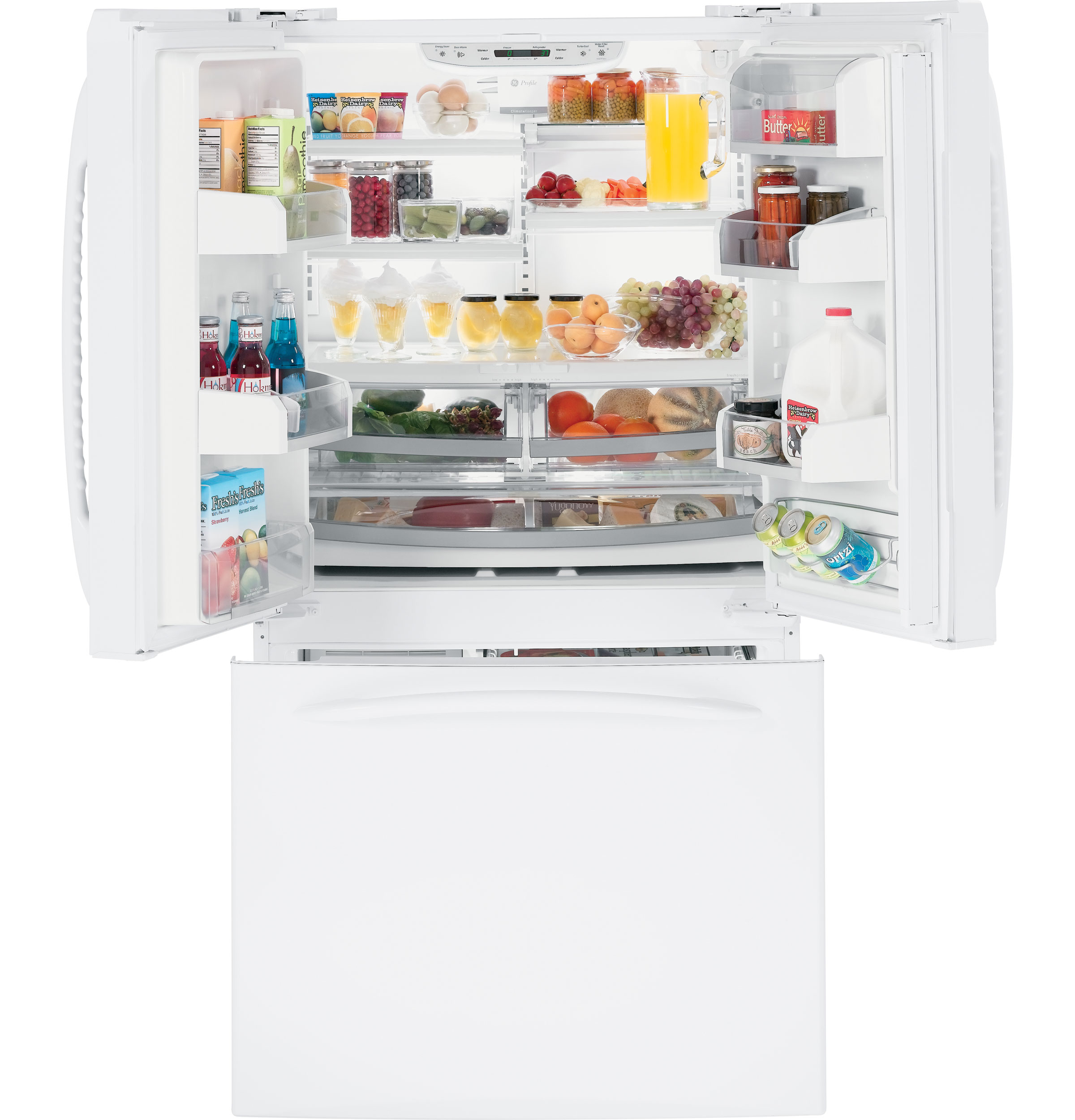 25.1 Cu. Ft. French-Door Refrigerator with Icemaker PFSF5NFXWW