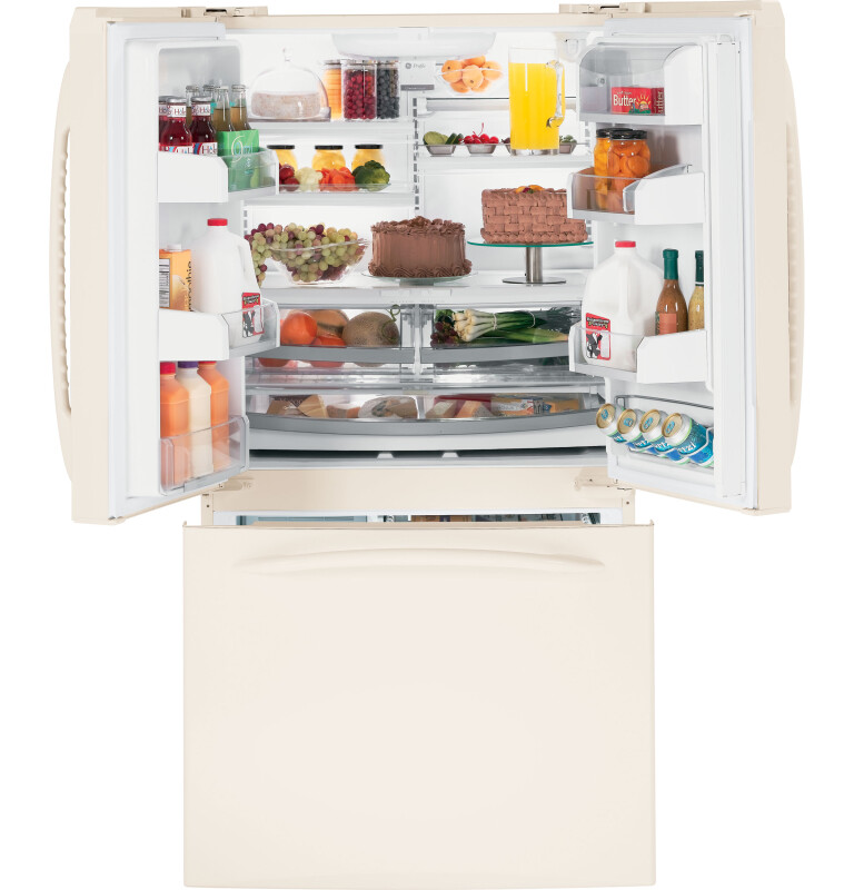 GE Profile 25.1 Cu. Ft. French-Door Refrigerator Bisque PFSF5NJXCC Picture 1