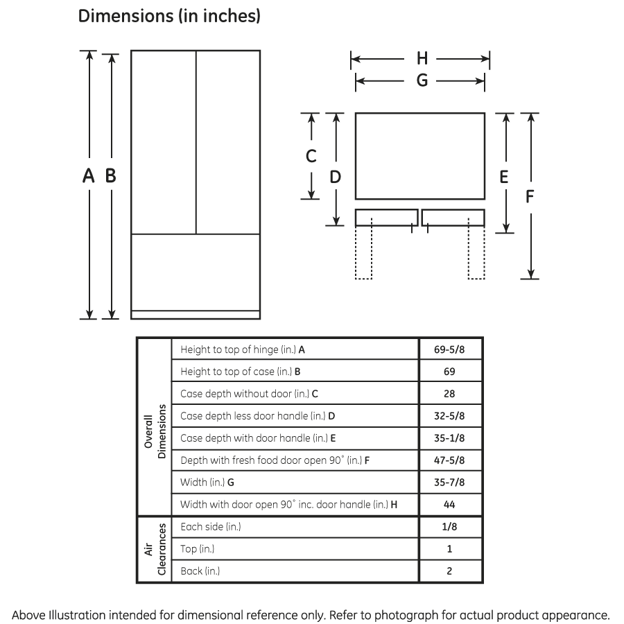 24.9 Cu. Ft. French-Door Refrigerator with Icemaker PFSS5NFZSS
