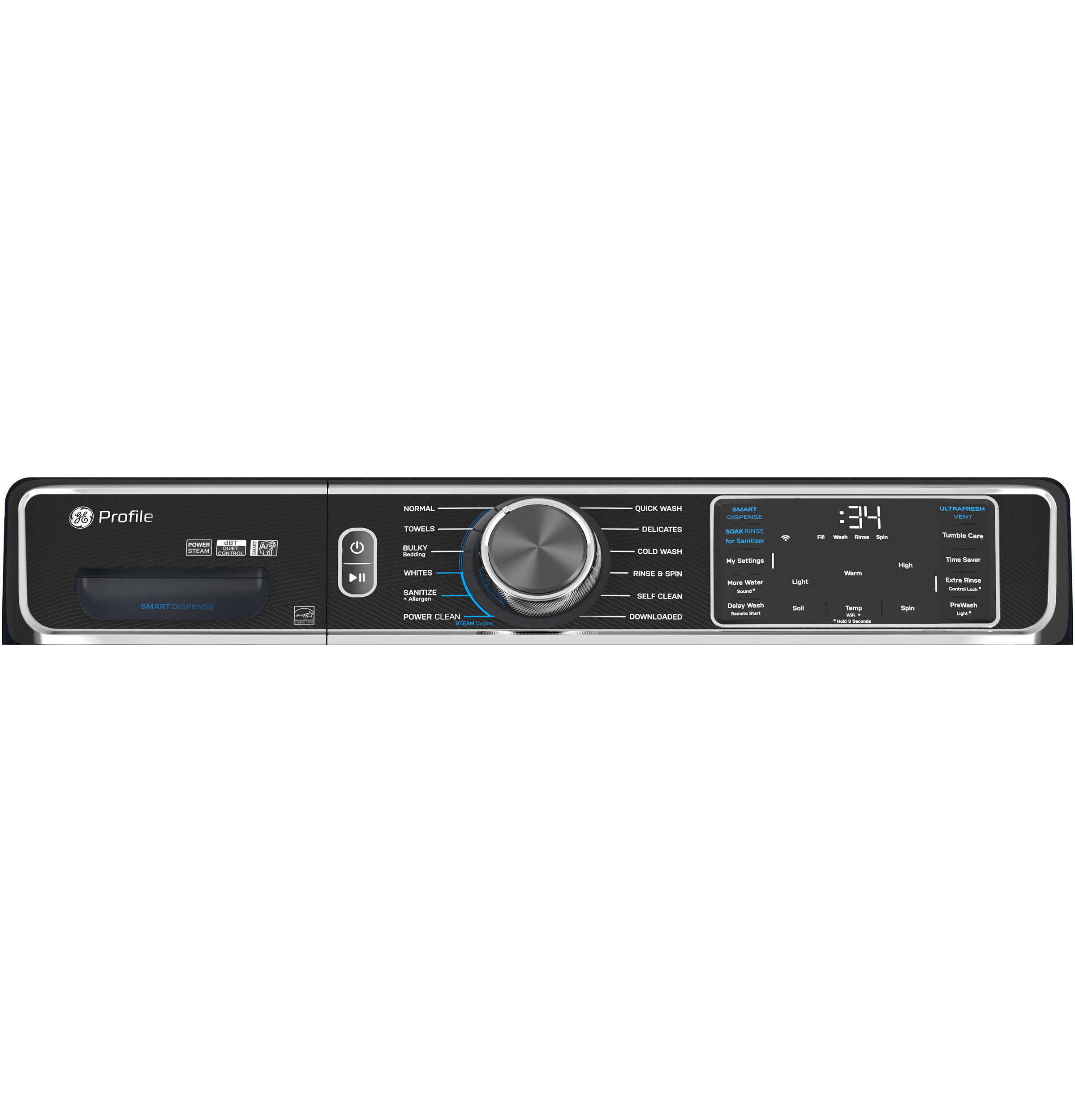 5.3 cu. ft. Capacity Smart Front Load Washer with UltraFresh Vent System+ with OdorBlock PFW870SPVRS