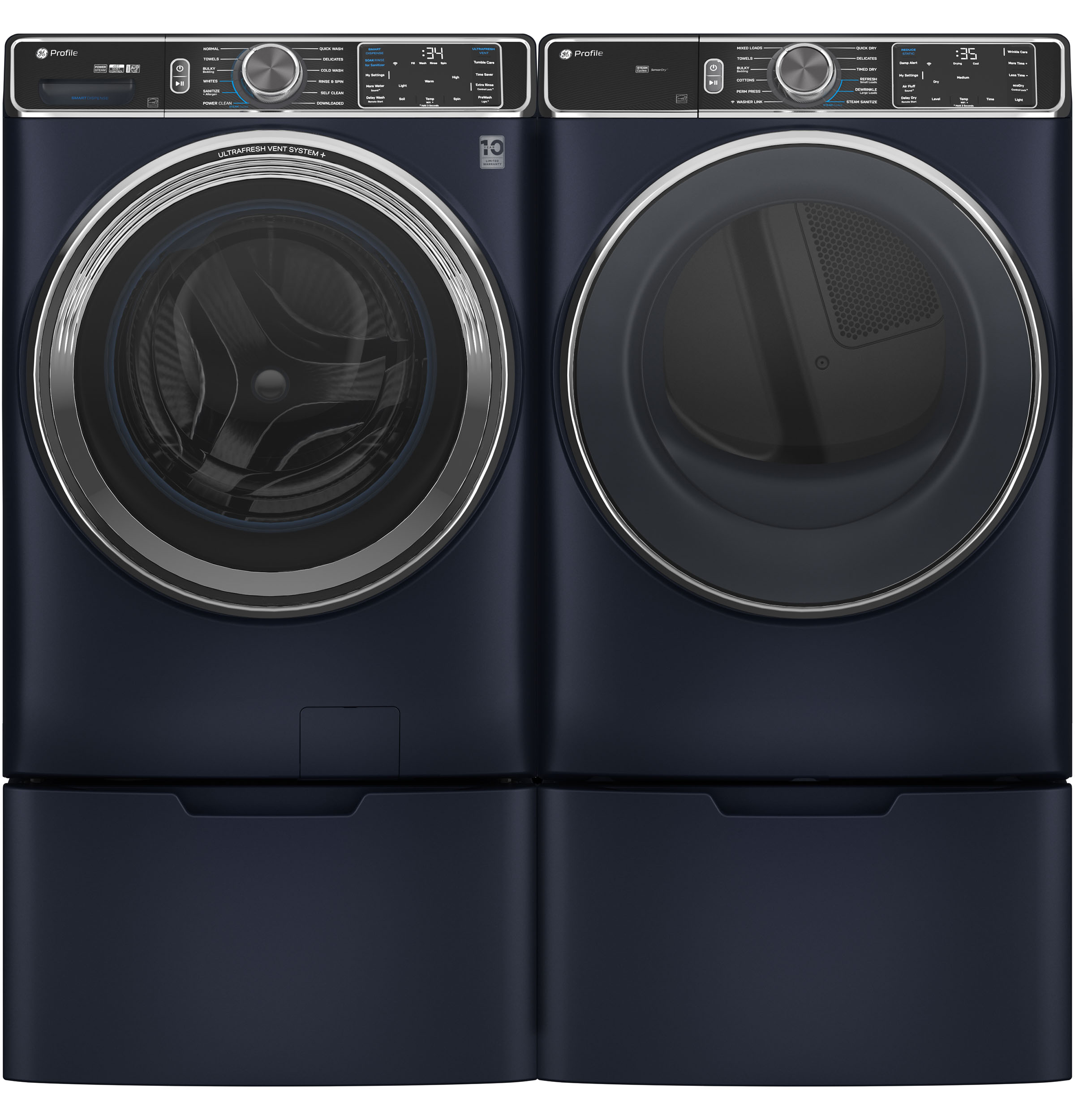 5.3 cu. ft. Capacity Smart Front Load Washer with UltraFresh Vent System+ with OdorBlock PFW870SPVRS