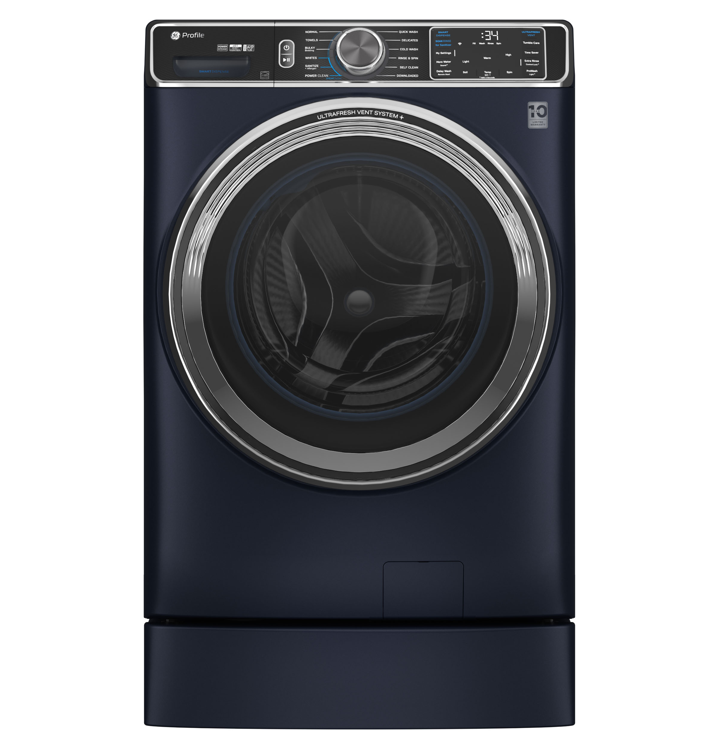 5.3 cu. ft. Capacity Smart Front Load Washer with UltraFresh Vent System+ with OdorBlock PFW870SPVRS
