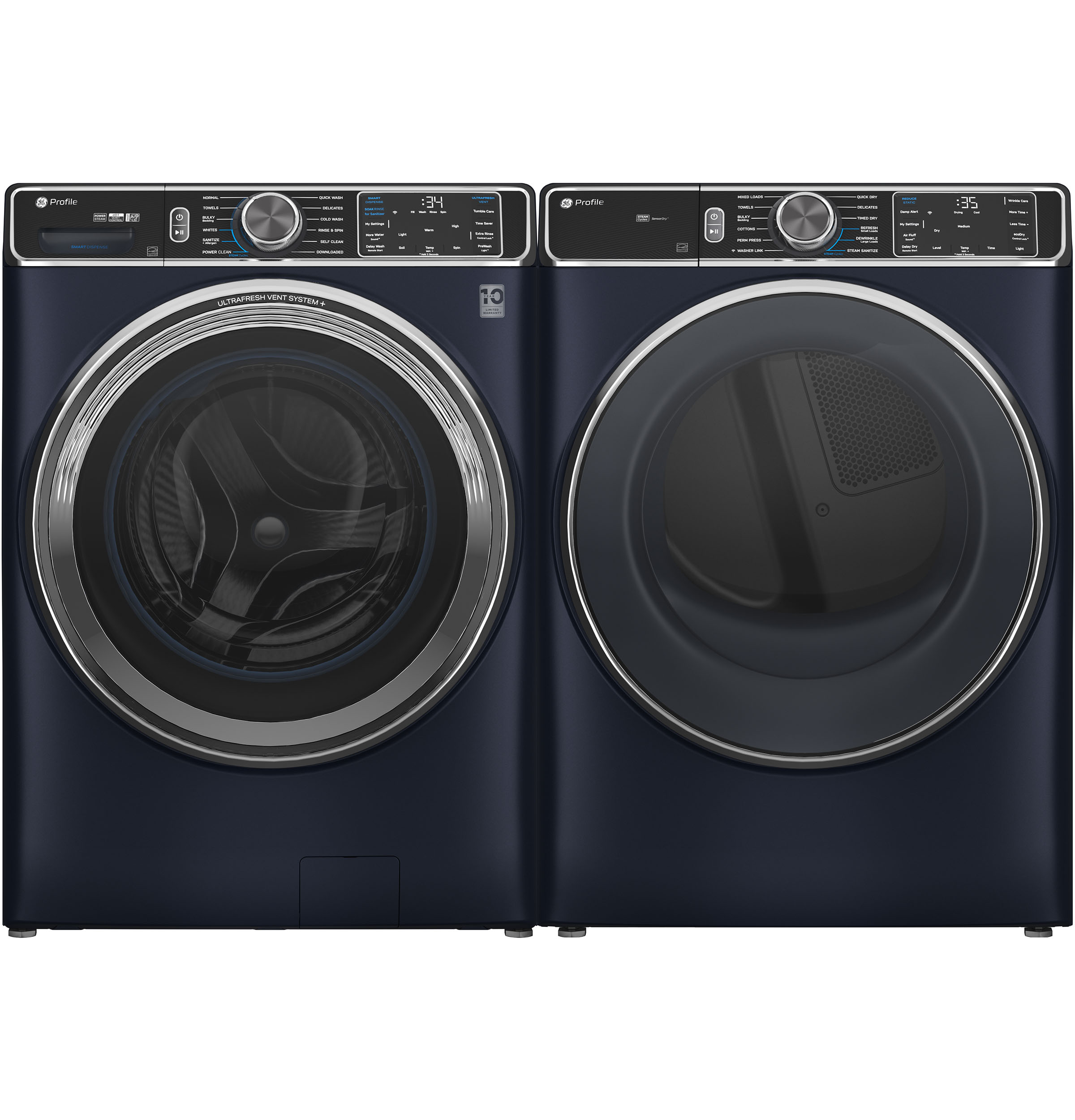5.3 cu. ft. Capacity Smart Front Load Washer with UltraFresh Vent System+ with OdorBlock PFW870SPVRS