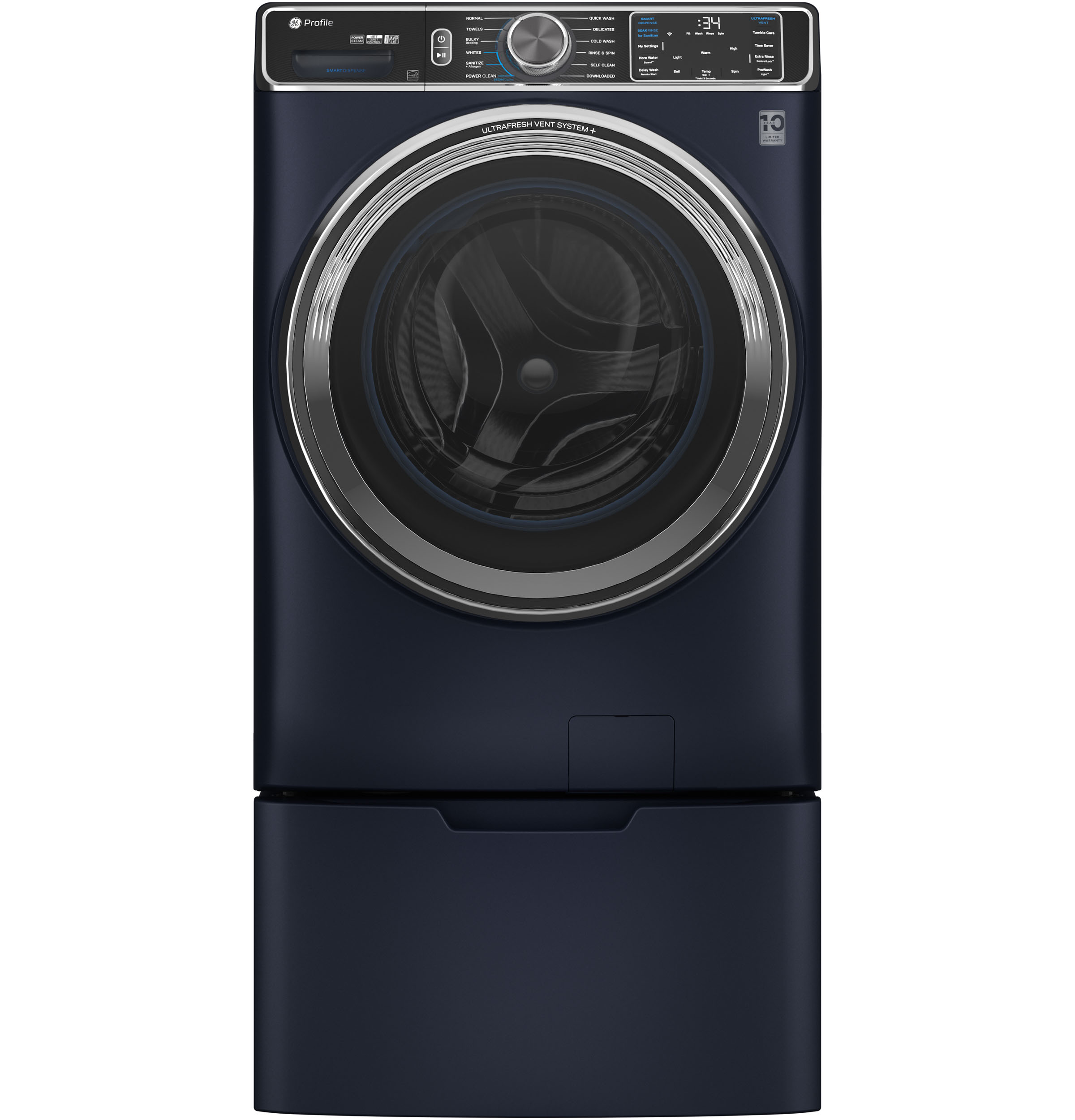5.3 cu. ft. Capacity Smart Front Load Washer with UltraFresh Vent System+ with OdorBlock PFW870SPVRS