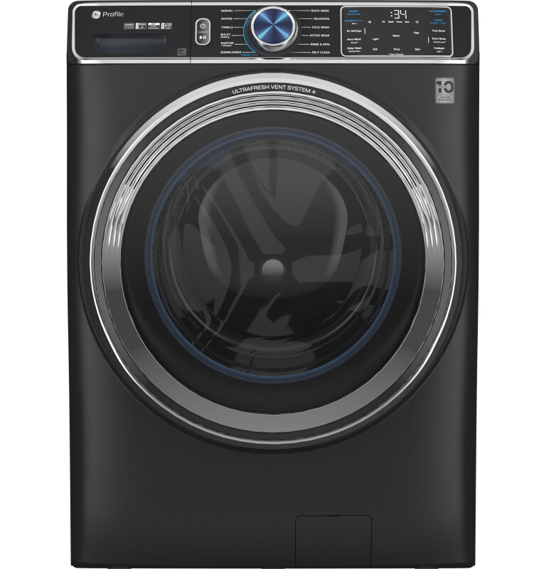 GE Profile 5.3 cu. ft. Capacity Smart Front Load Steam Washer with Adaptive SmartDispense UltraFresh Vent System Plus Carbon Graphite PFW950SPTDS Picture 1
