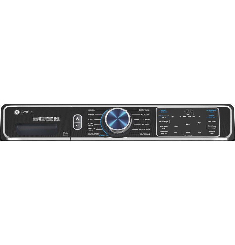 5.3 cu. ft. Capacity Smart Front Load Steam Washer with Adaptive SmartDispense UltraFresh Vent System Plus PFW950SPTDS