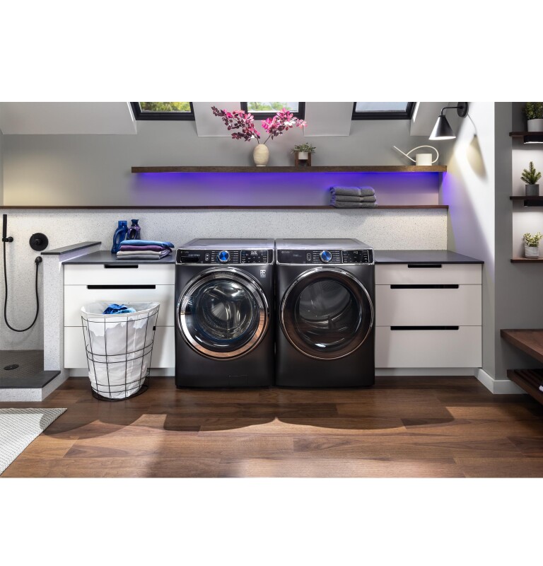 5.3 cu. ft. Capacity Smart Front Load Steam Washer with Adaptive SmartDispense UltraFresh Vent System Plus PFW950SPTDS