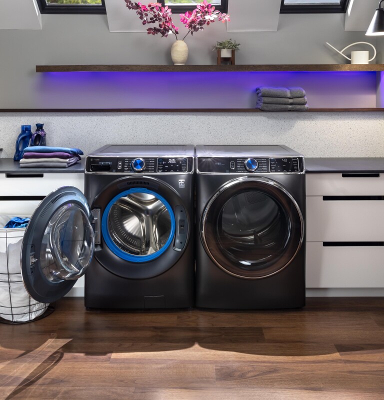 5.3 cu. ft. Capacity Smart Front Load Steam Washer with Adaptive SmartDispense UltraFresh Vent System Plus PFW950SPTDS