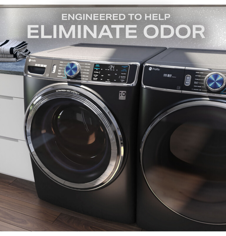 5.3 cu. ft. Capacity Smart Front Load Steam Washer with Adaptive SmartDispense UltraFresh Vent System Plus PFW950SPTDS