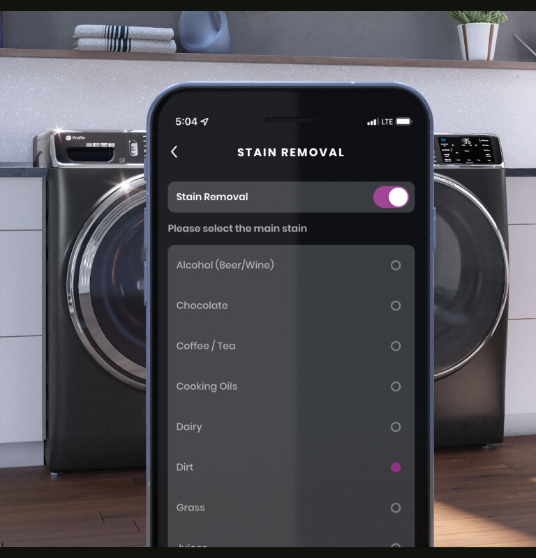 5.3 cu. ft. Capacity Smart Front Load Steam Washer with Adaptive SmartDispense UltraFresh Vent System Plus PFW950SPTDS