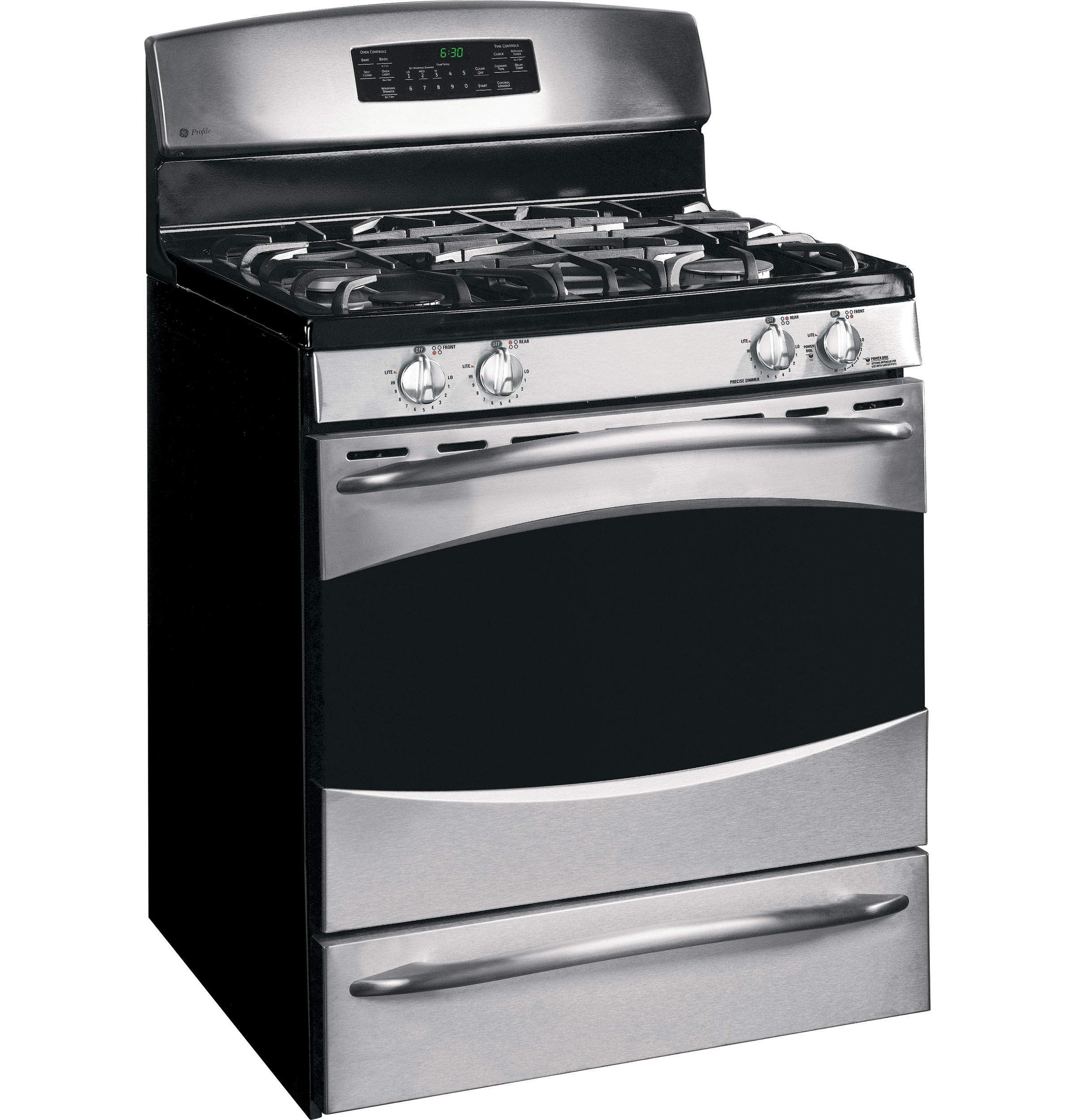 Free-Standing Self-Clean Gas Range PGB900SEMSS