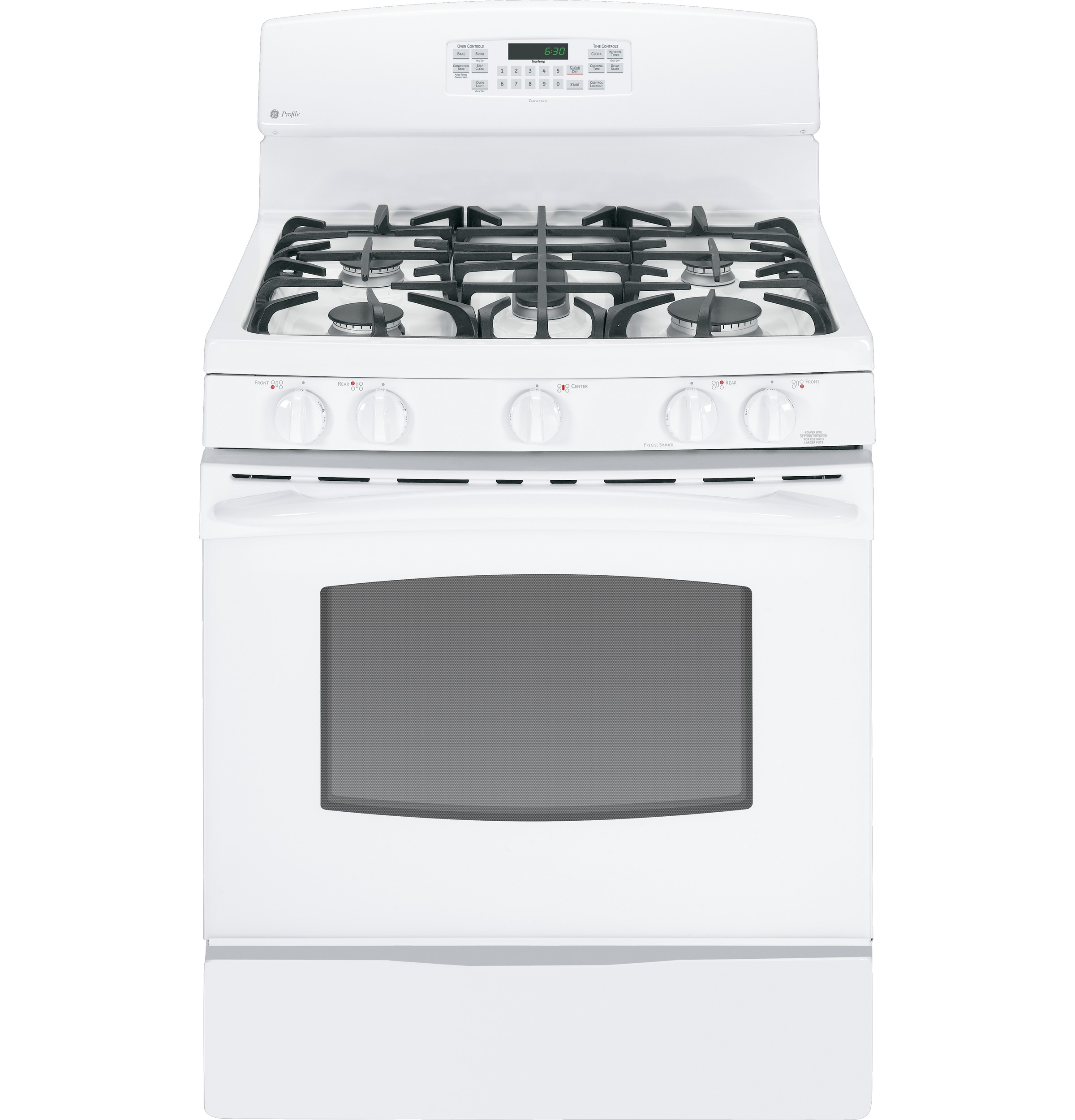 30" Free-Standing Self Clean Gas Range PGB910DETWW