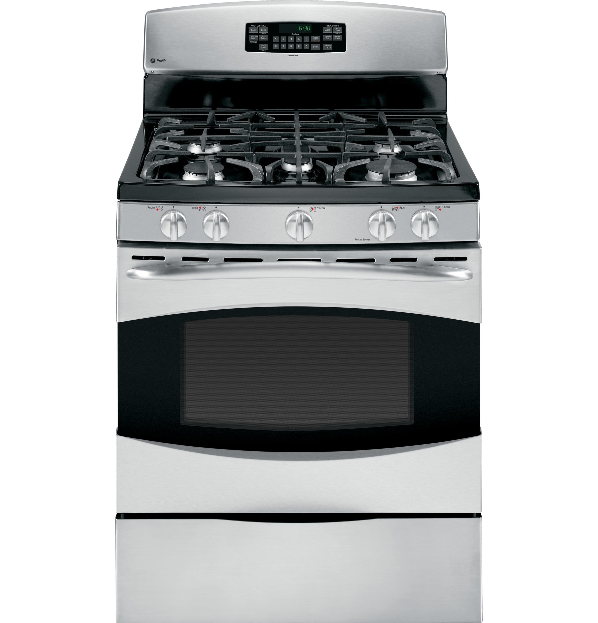 30" Free-Standing Self Clean Gas Range PGB910SETSS